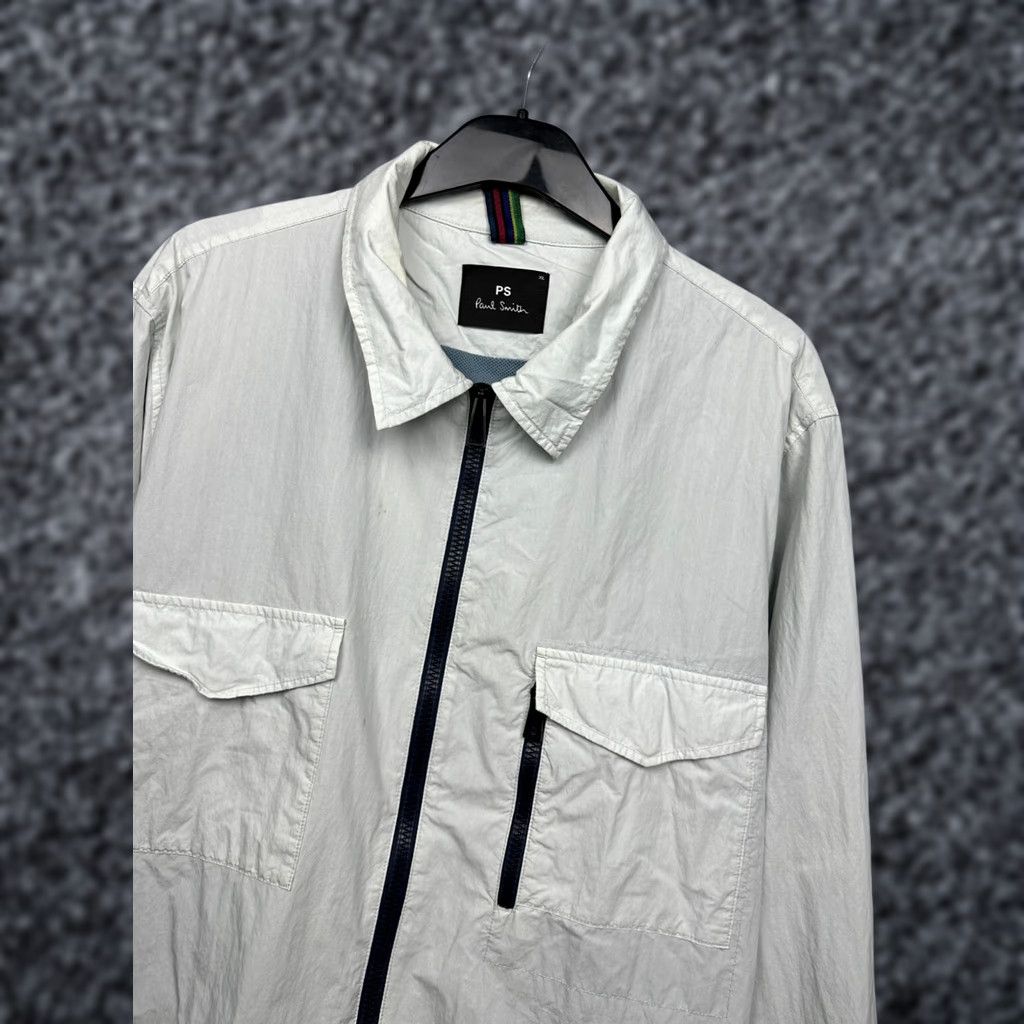 Paul Smith Paul Smith PS Mens Nylon Jacket XL Jacket Mens Nylon Blue PS 50 cm Sleeve 74 cm Front Zip Windbreaker Regular Size XL Mens Blue Paul Smith PS Jacket Size US XL / EU 56 / 4 - 1 Thumbnail