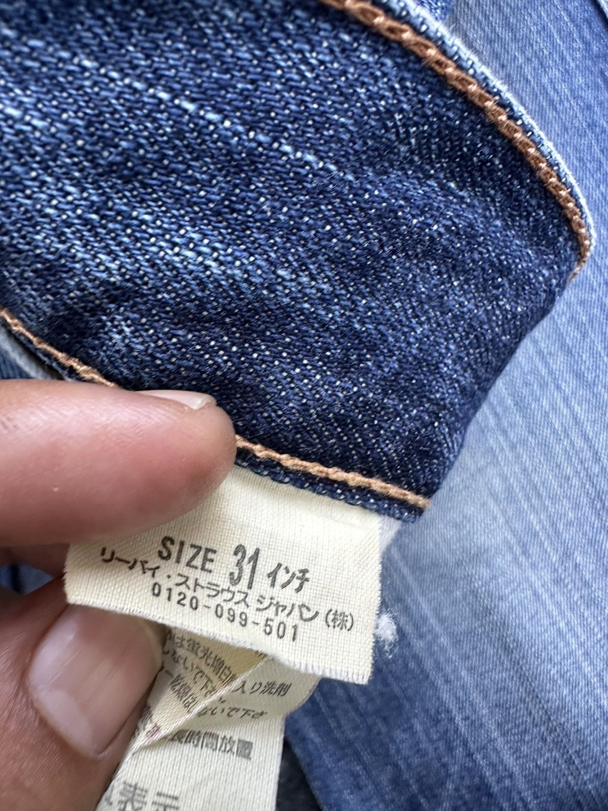 Levi's Y2k Levis 703 Faded Blue Washed Vintage Denim 31x33 D44 Size US 31 - 16 Thumbnail
