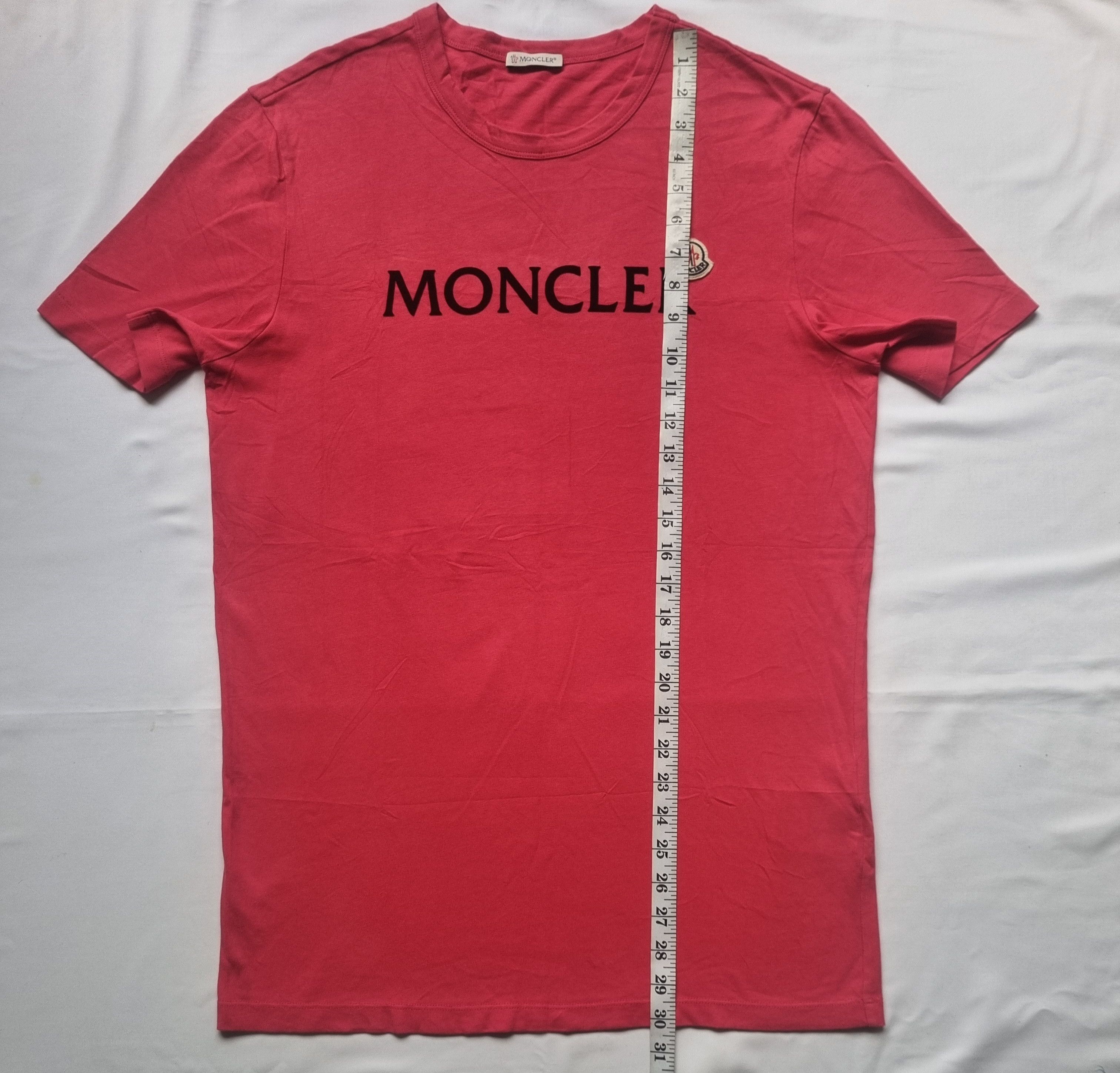 Moncler Moncler Pink T Shirt Size US M / EU 48-50 / 2 - 4 Thumbnail