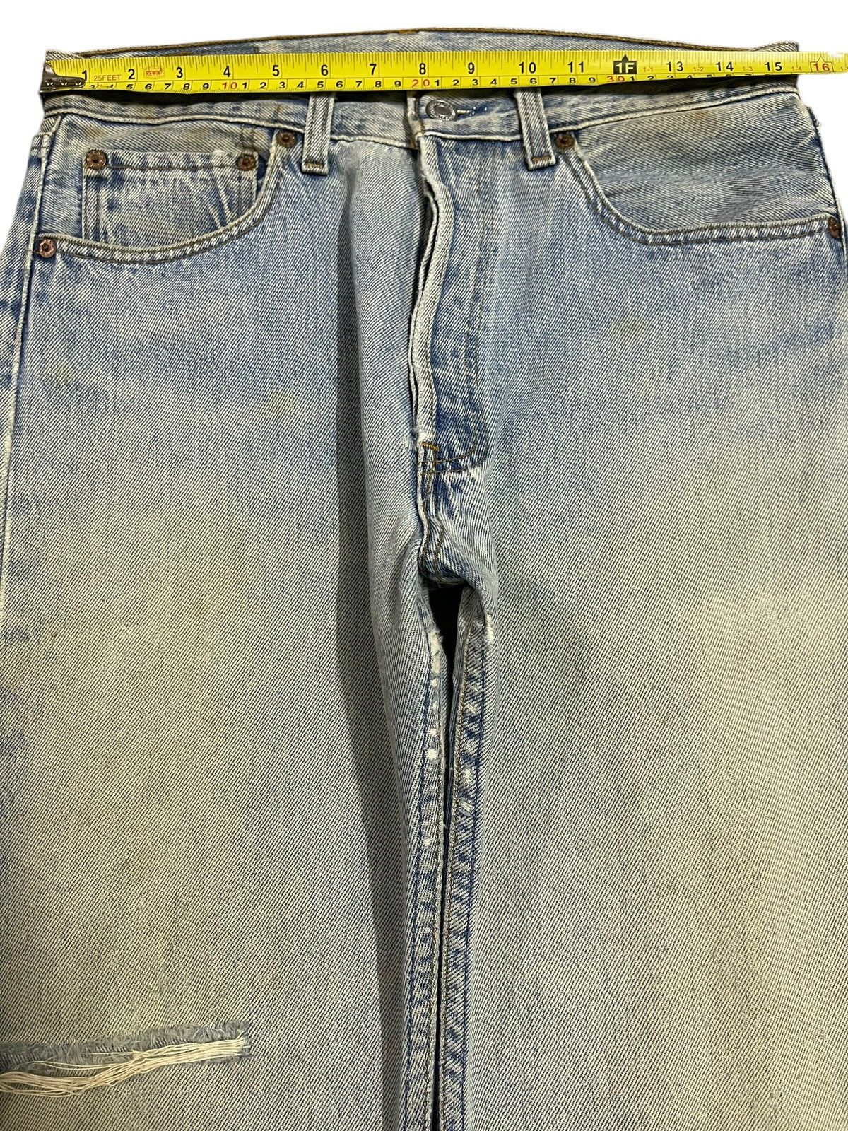 Levi's Vintage Levis Classic Mud Wash Distress Style Jeans Size US 31 - 11 Thumbnail