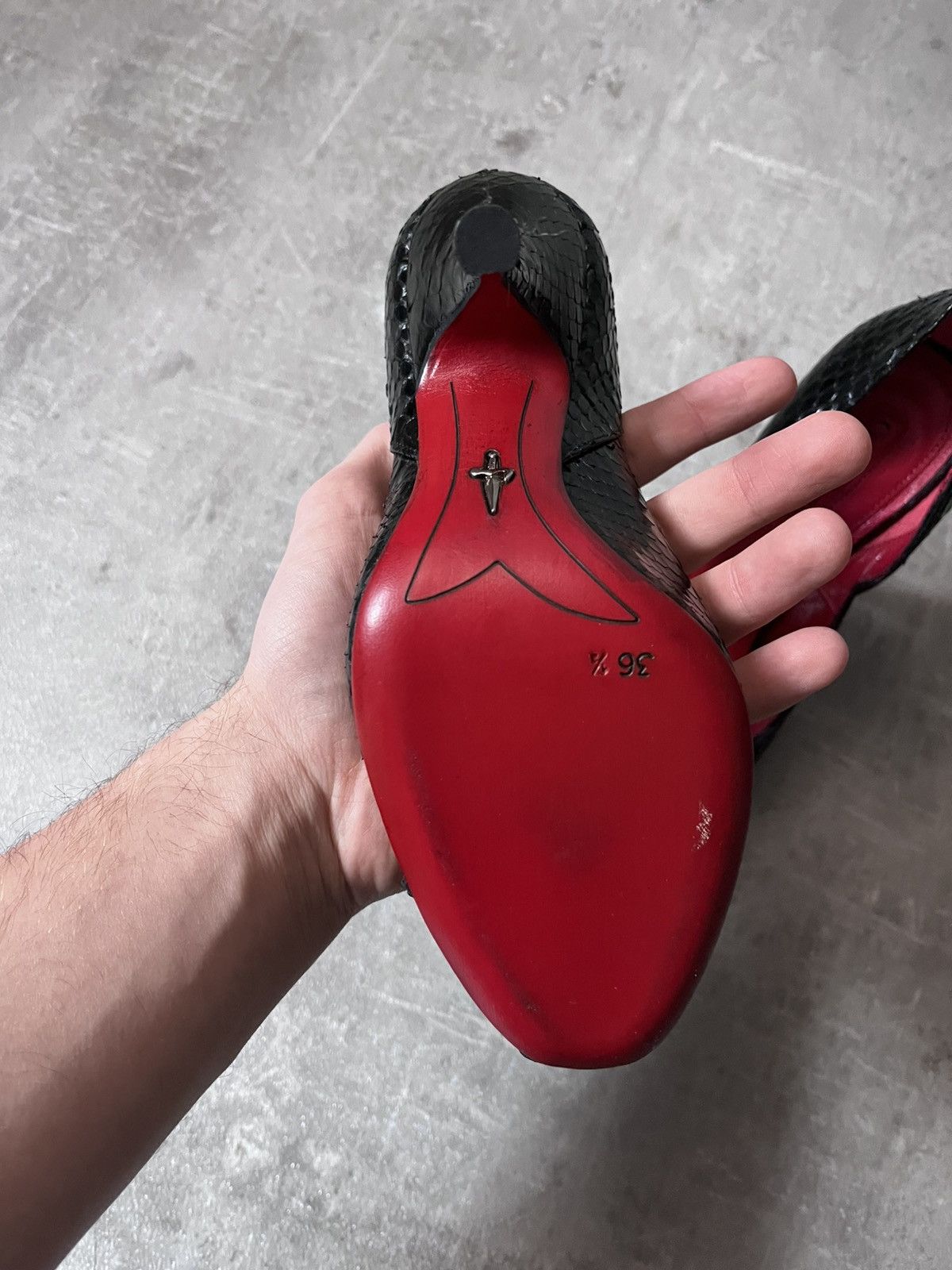 Paciotti Cesare Paciotti F/W 05 leather heels black and red Size US 6.5 / IT 36.5 - 5 Thumbnail