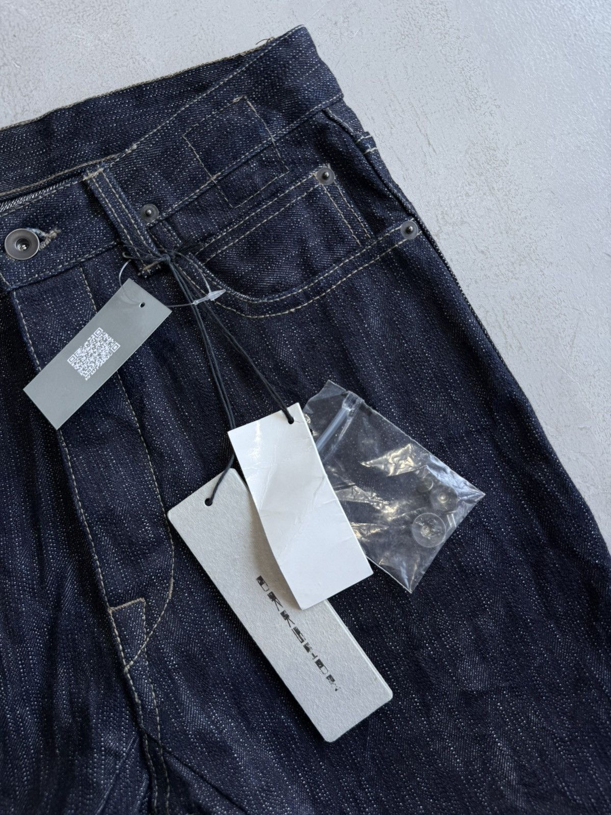 Rick Owens Drkshdw Rick Owens - Drkshdw Torrence Cut Selvedge Jeans Size US 30 / EU 46 - 4 Thumbnail