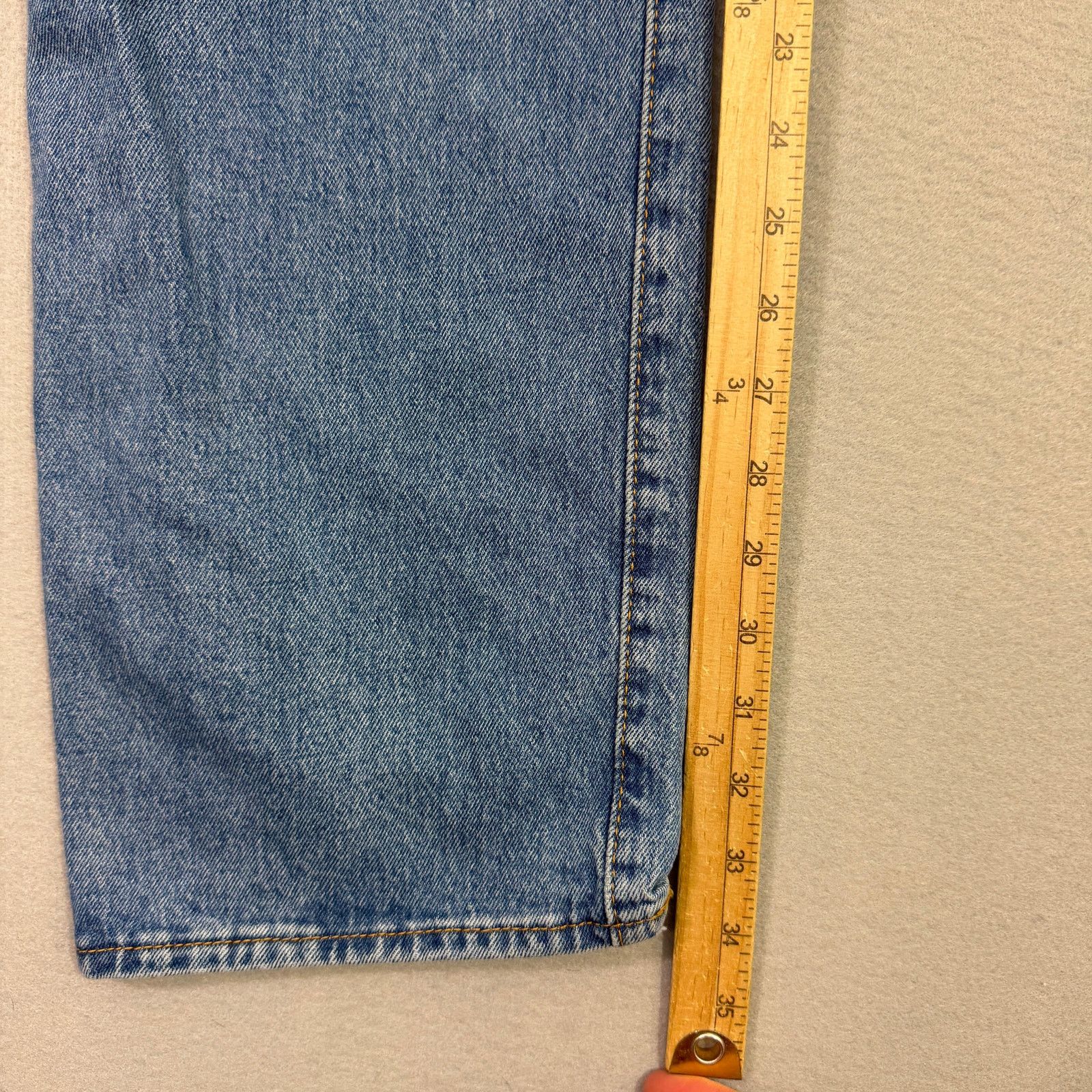 Levi's Levis 501 Original Jeans Men's 34x34 Blue Faded Denim Button Size US 34 / EU 50 - 9 Thumbnail