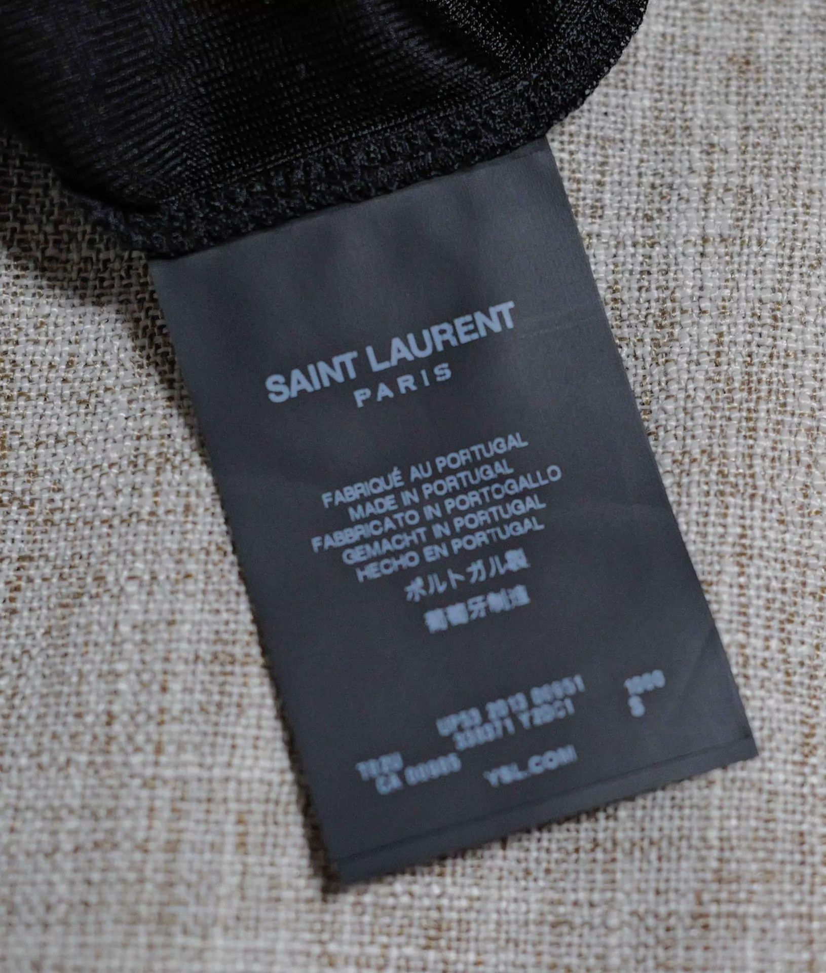 Saint Laurent Paris SLP 13AW Runway Black Silk Long Sleeve Pocket T-Shirt Size US S / EU 44-46 / 1 - 4 Thumbnail