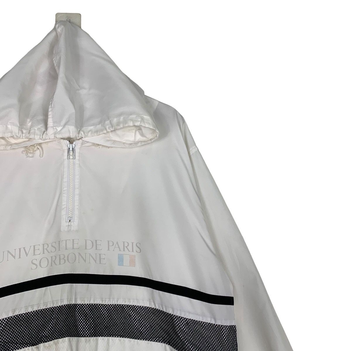 Vintage UNIVERSITE DE PARIS SORBONNE Big Logo Anorak #0379-C17 Size US L / EU 52-54 / 3 - 11 Thumbnail