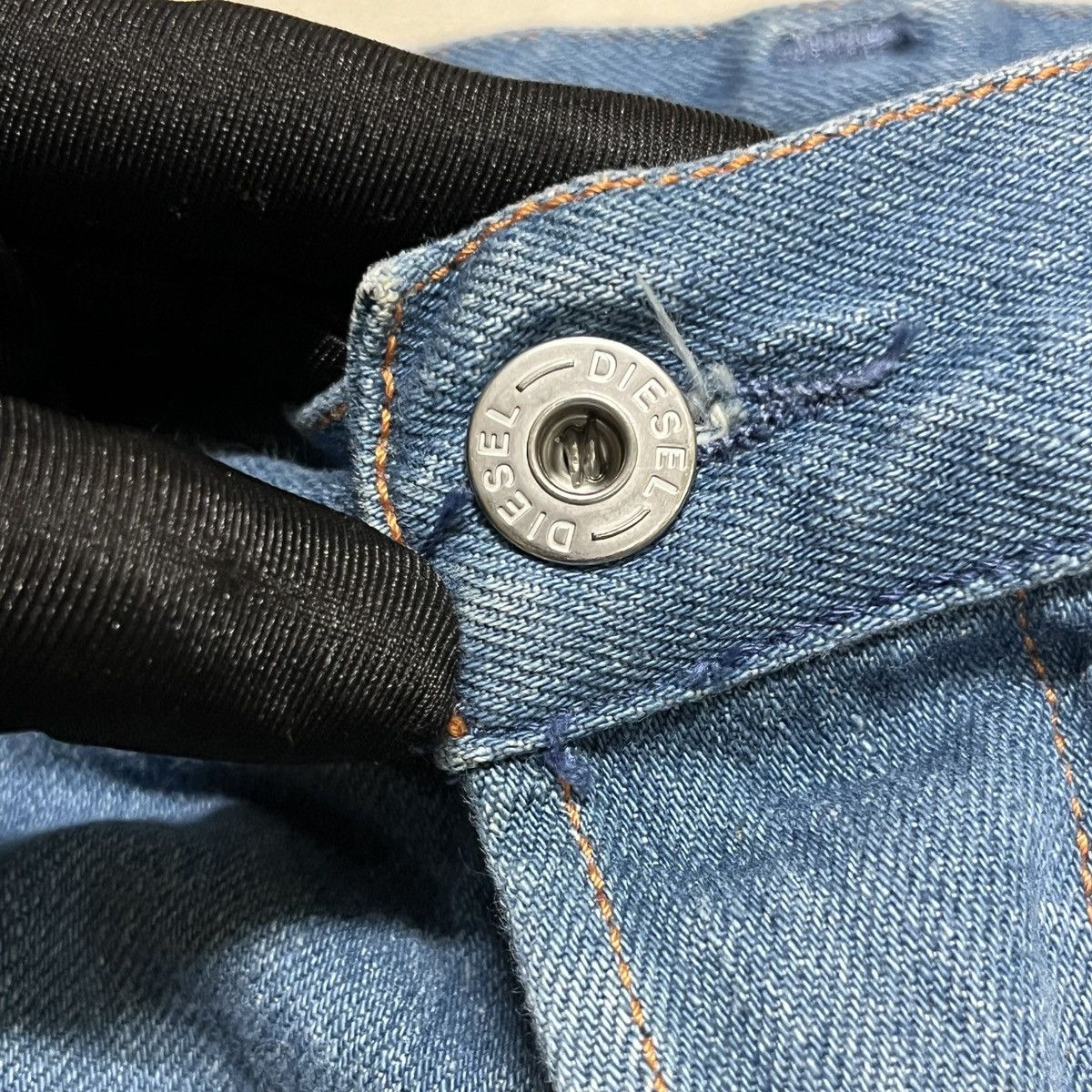 Designer × Diesel Y2k Diesel Washed Jeans Size US 33 - 6 Thumbnail