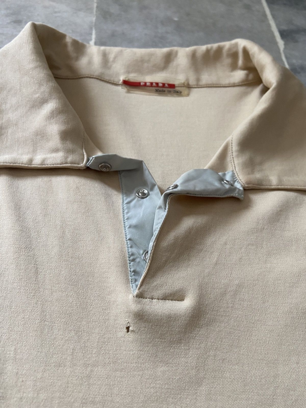 Prada Prada Long Sleeve Polo Shirt Size US L / EU 52-54 / 3 - 9 Thumbnail