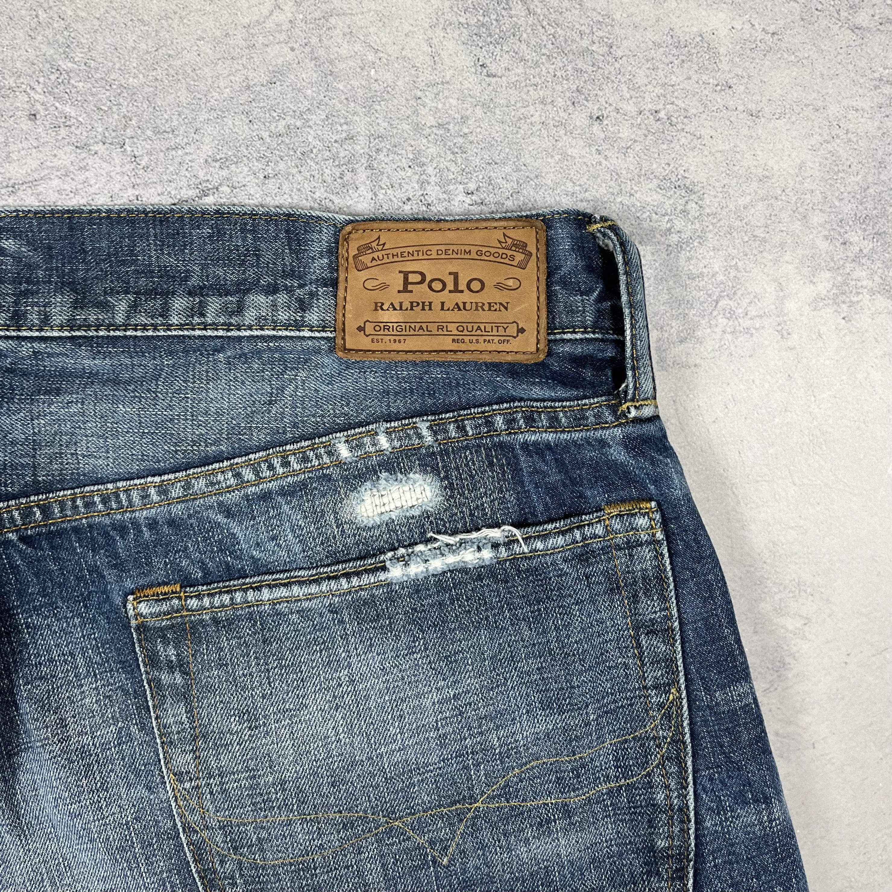 Polo Ralph Lauren Polo Ralph Lauren Selvedge Distressed Denim Jeans Pants Size US 36 / EU 52 - 18 Thumbnail