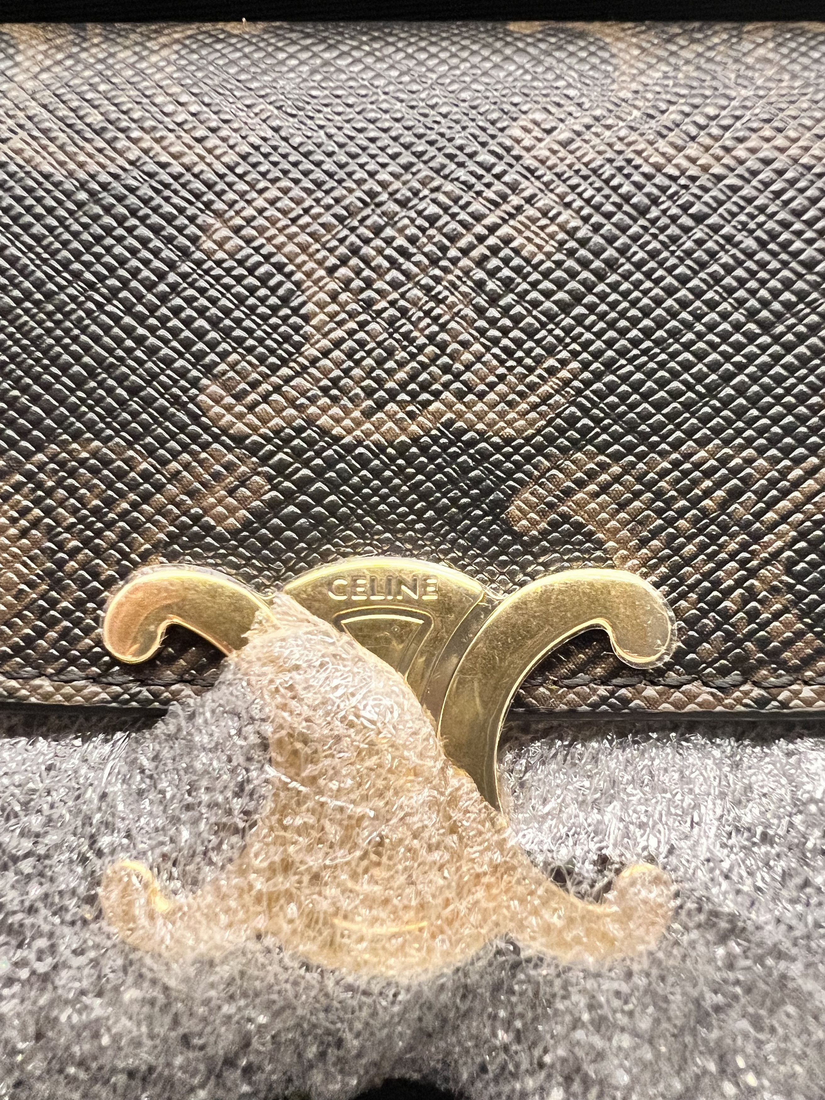 Celine Celine Small Flap Triomphe Wallet Size ONE SIZE - 7 Thumbnail