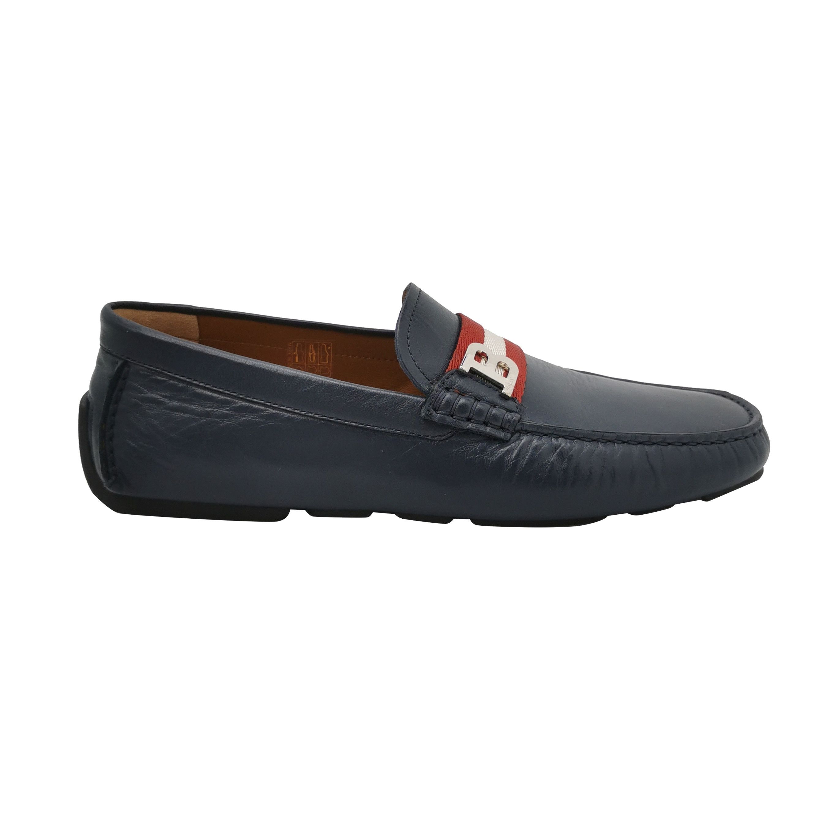 Bally Bally B-Logo Striped Leather Loafers Size 40 Size US 7 / EU 40 - 1 Thumbnail
