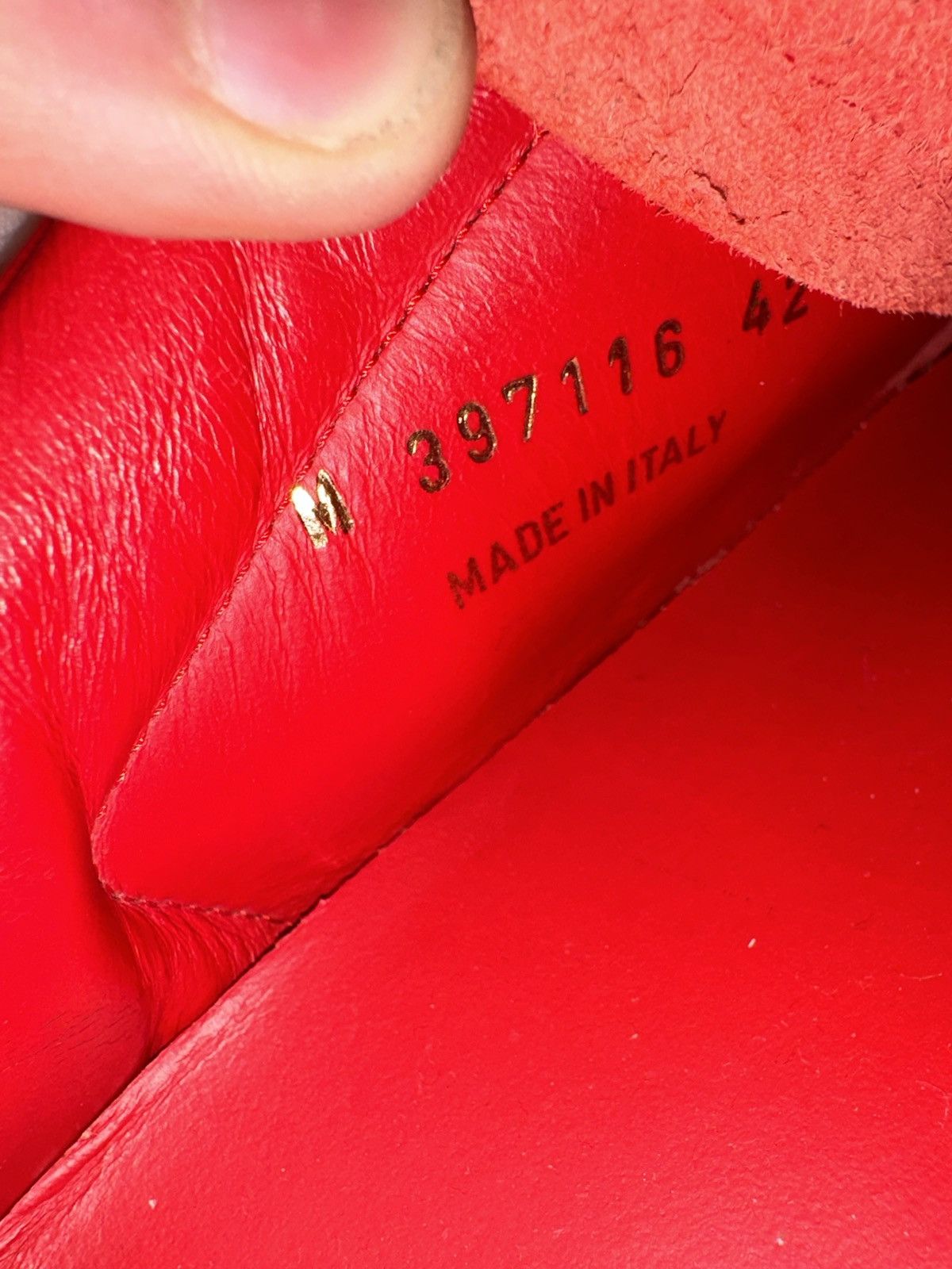 Saint Laurent Paris Saint Laurent SL01 Red Leather Low Sneakers Size US 9 / EU 42 - 14 Thumbnail