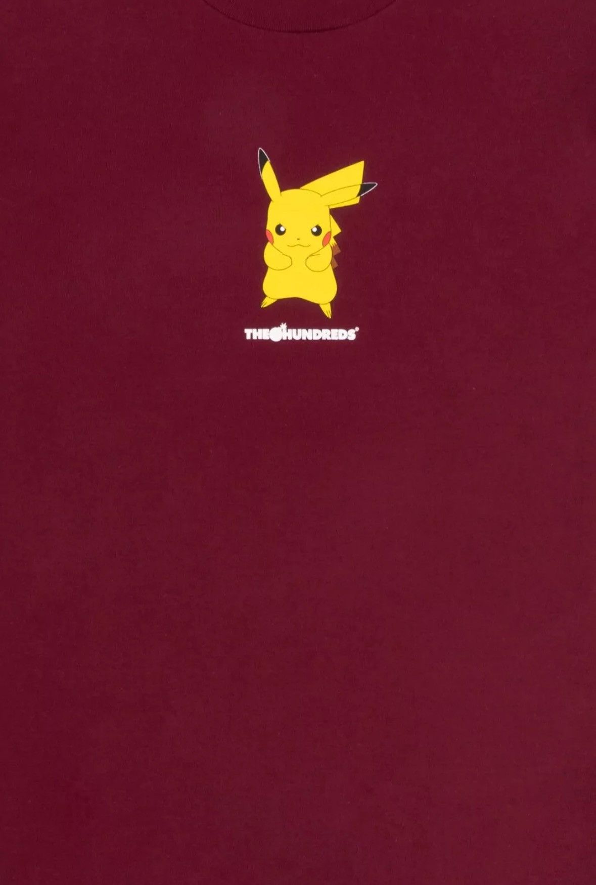 Pokemon × The Hundreds The Hundreds x Pokémon Pikachu Wildfire Tee Burgundy Size US XL / EU 56 / 4 - 3 Thumbnail