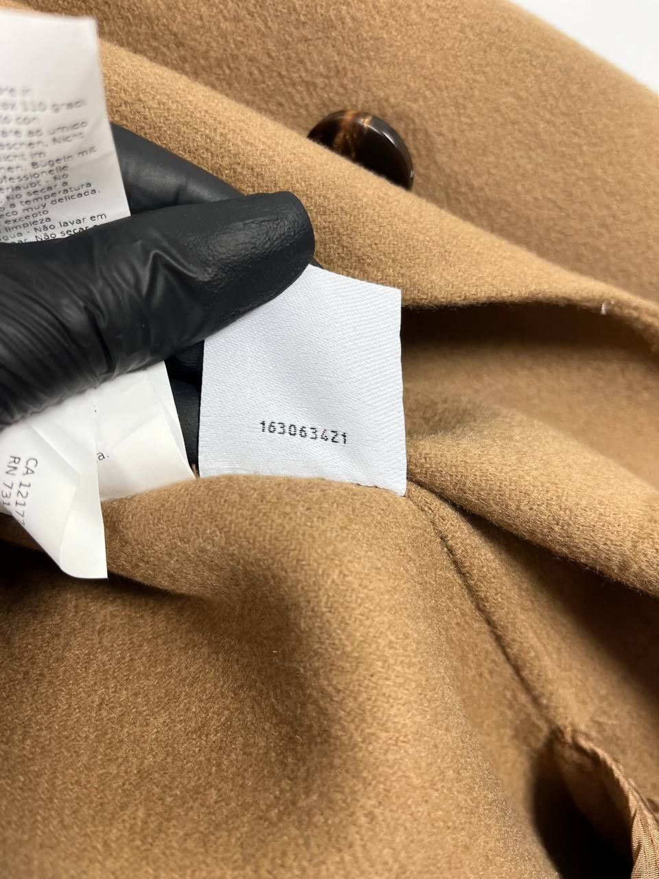 Max Mara Max Mara Womens Camel Wool Coat Pure New Wool Size M Size M / US 6-8 / IT 42-44 - 5 Thumbnail