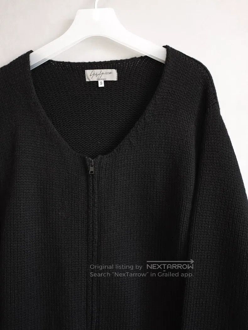Yohji Yamamoto YOHJI YAMAMOTO French Embroidered Wool Cardigan Size US L / EU 52-54 / 3 - 5 Thumbnail