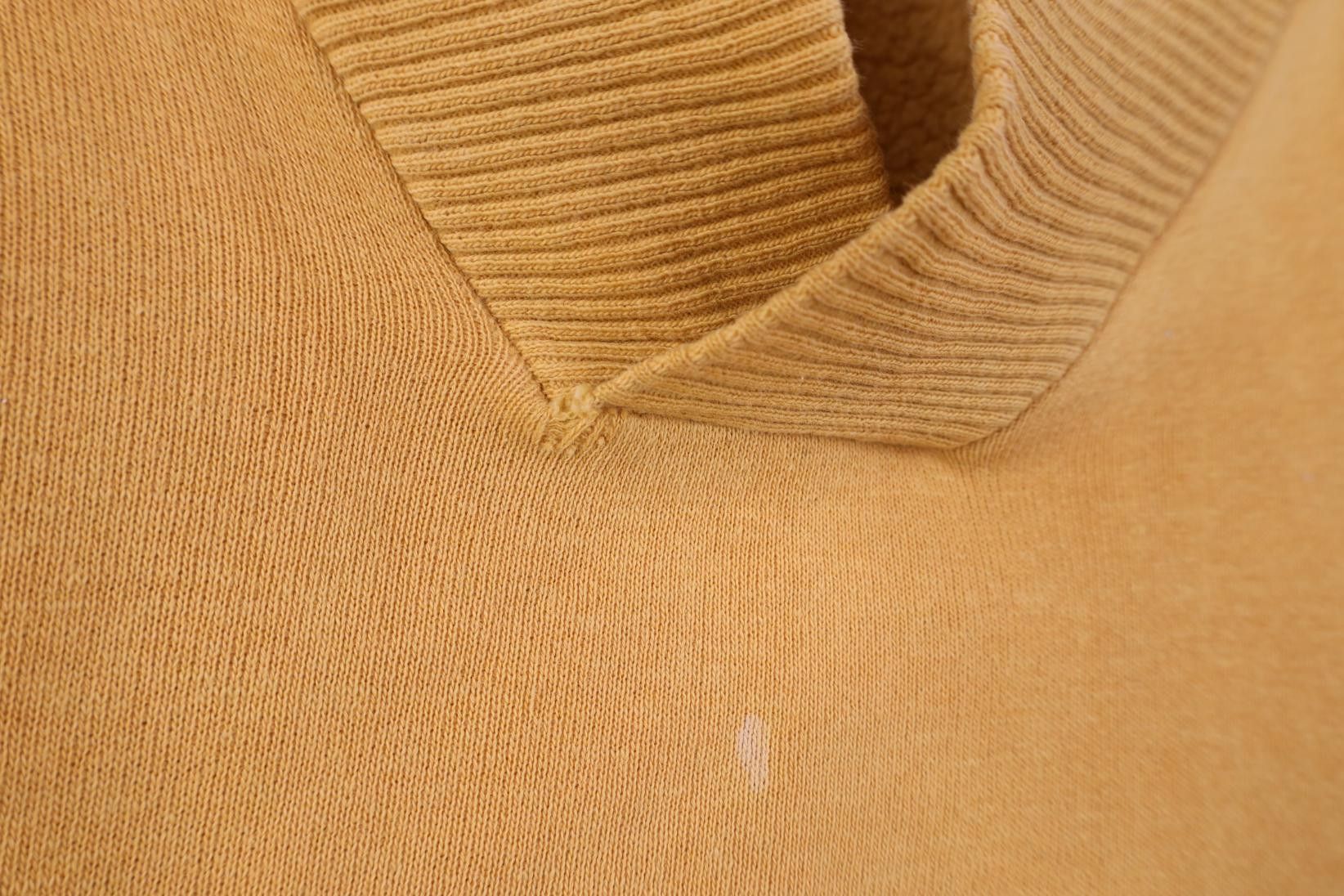 Vintage Vintage 50s 60s Blank Boxy Fit Shawl Sweatshirt Yellow USA Size US S / EU 44-46 / 1 - 4 Thumbnail