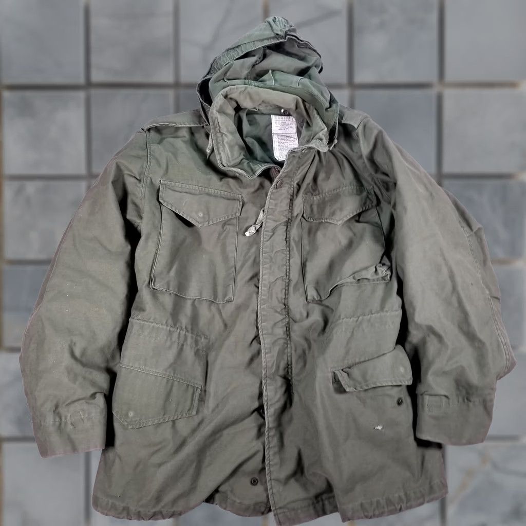 Vintage VTG 80s military Insect Repellent jacket | Grailed
