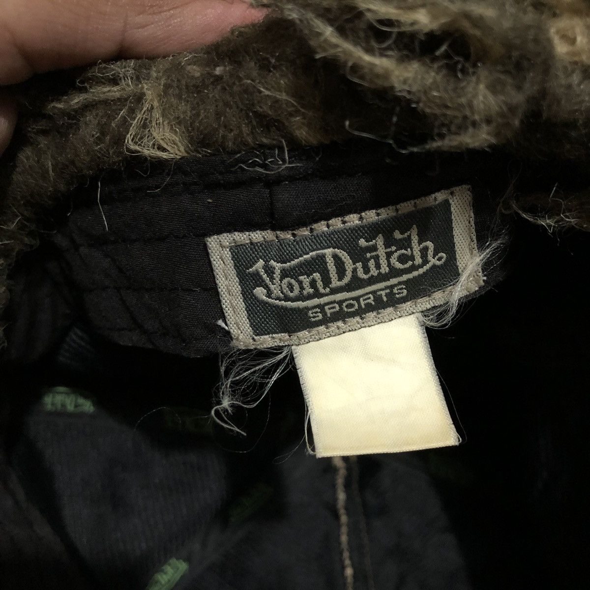 Vintage × Von Dutch 🔥last price🔥 VON DUTCH FAUX FUR CORDUROY CAP Size ONE SIZE - 10 Thumbnail