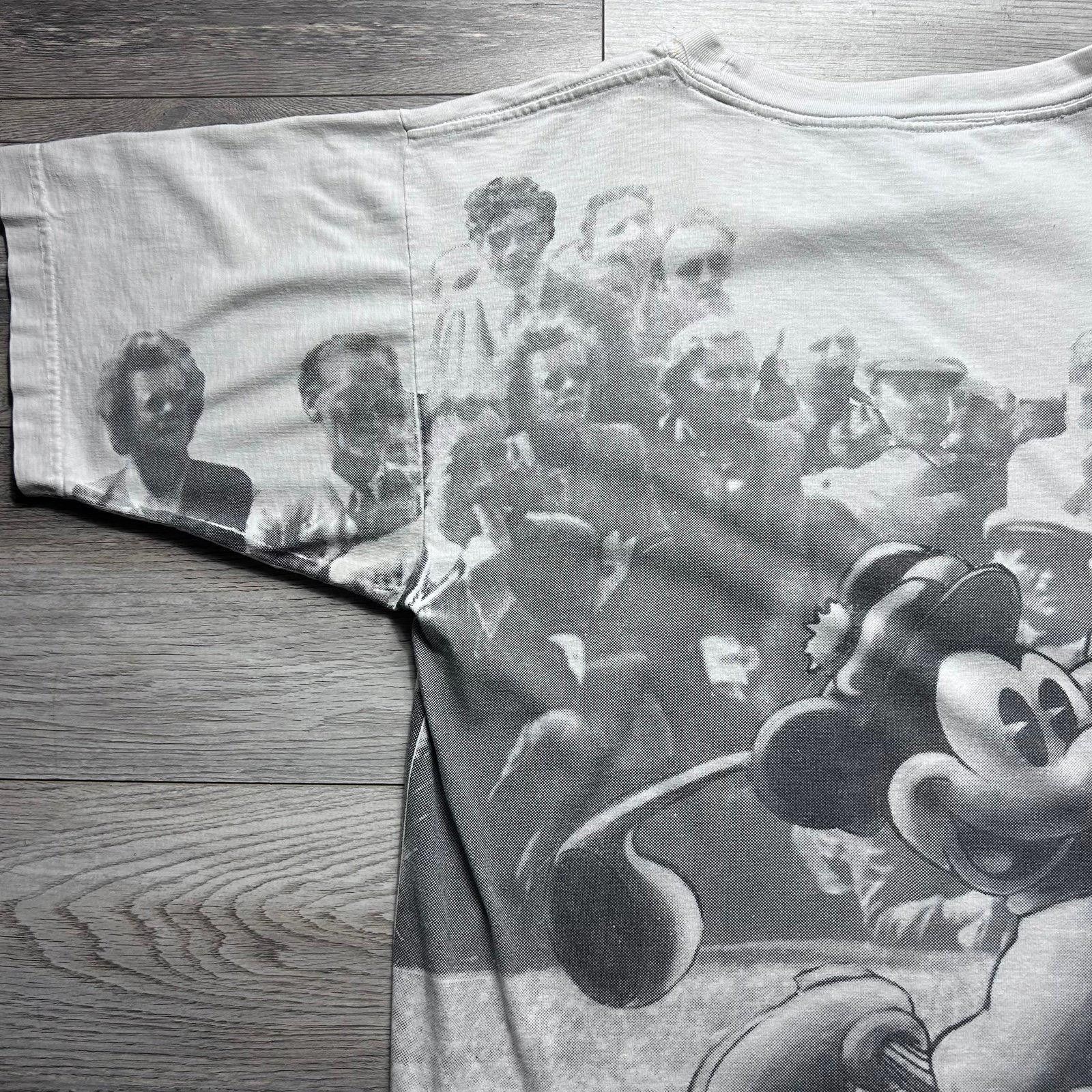 Disney Vintage Mickey Mouse Jerry Leigh Tee AOP All Over Print XL Size US XL / EU 56 / 4 - 9 Thumbnail