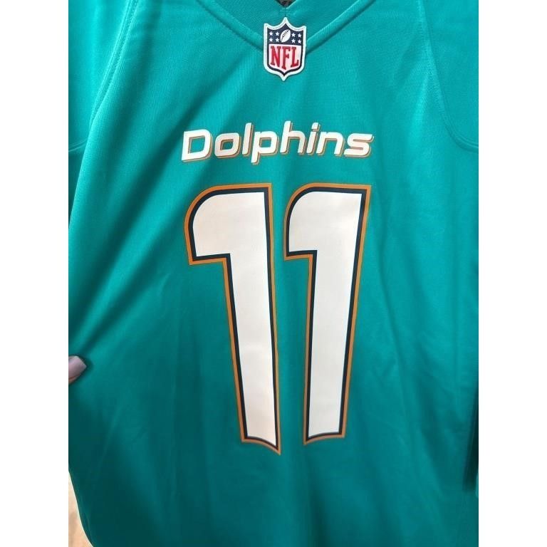 Nike Vintage Nike Miami Dolphins Mike Wallace #11 Football Jersey Size US XXL / EU 58 / 5 - 14 Thumbnail
