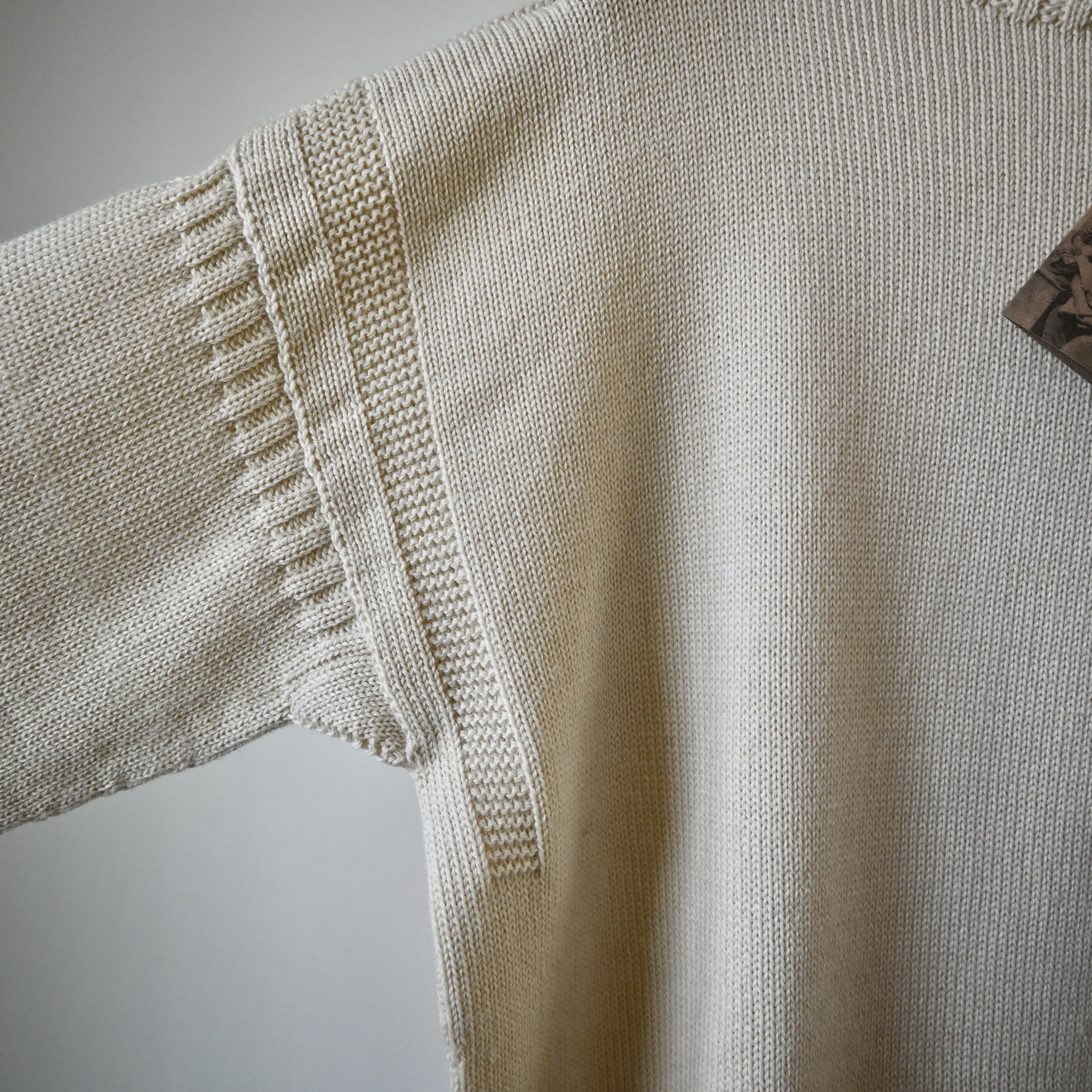 Other UNUSED, Guernsey Woollens traditional jumper, cream Size US XL / EU 56 / 4 - 7 Thumbnail