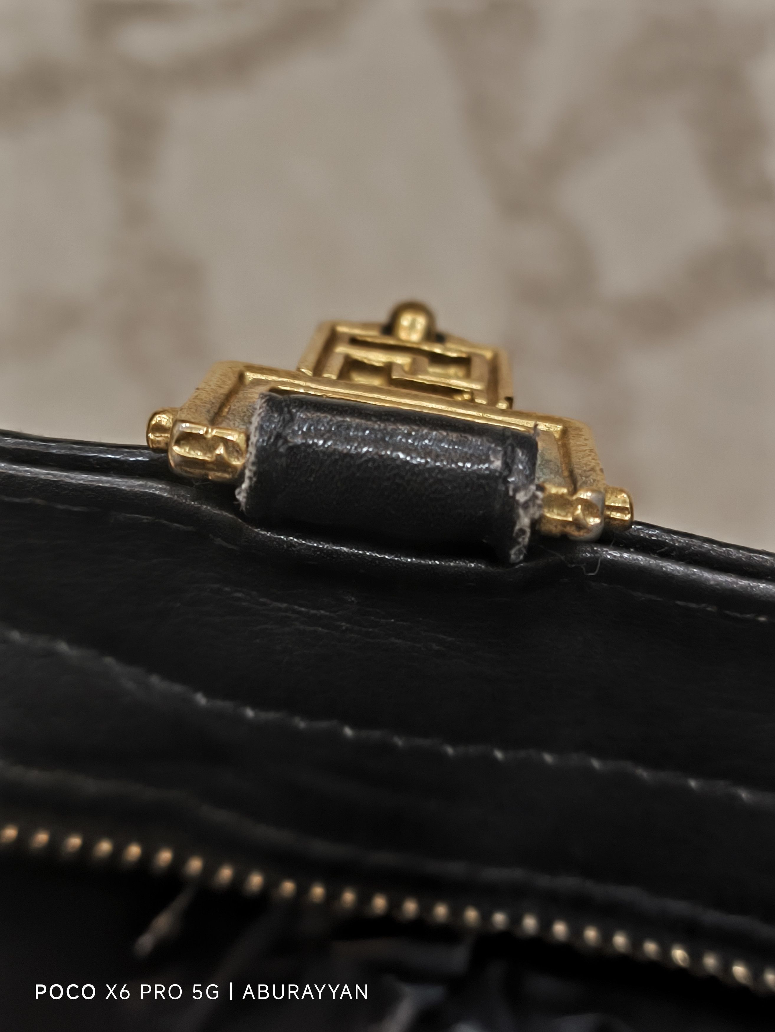 Versace Gianni Versace Medusa Studded Black Leather Chain Crossbody Size ONE SIZE - 13 Thumbnail