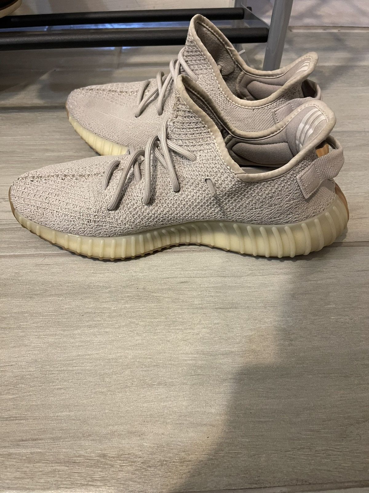 Adidas × Kanye West Yeezy Boost 350 V2 Sesame 2018 Size US 11.5 / EU 44-45 - 6 Thumbnail