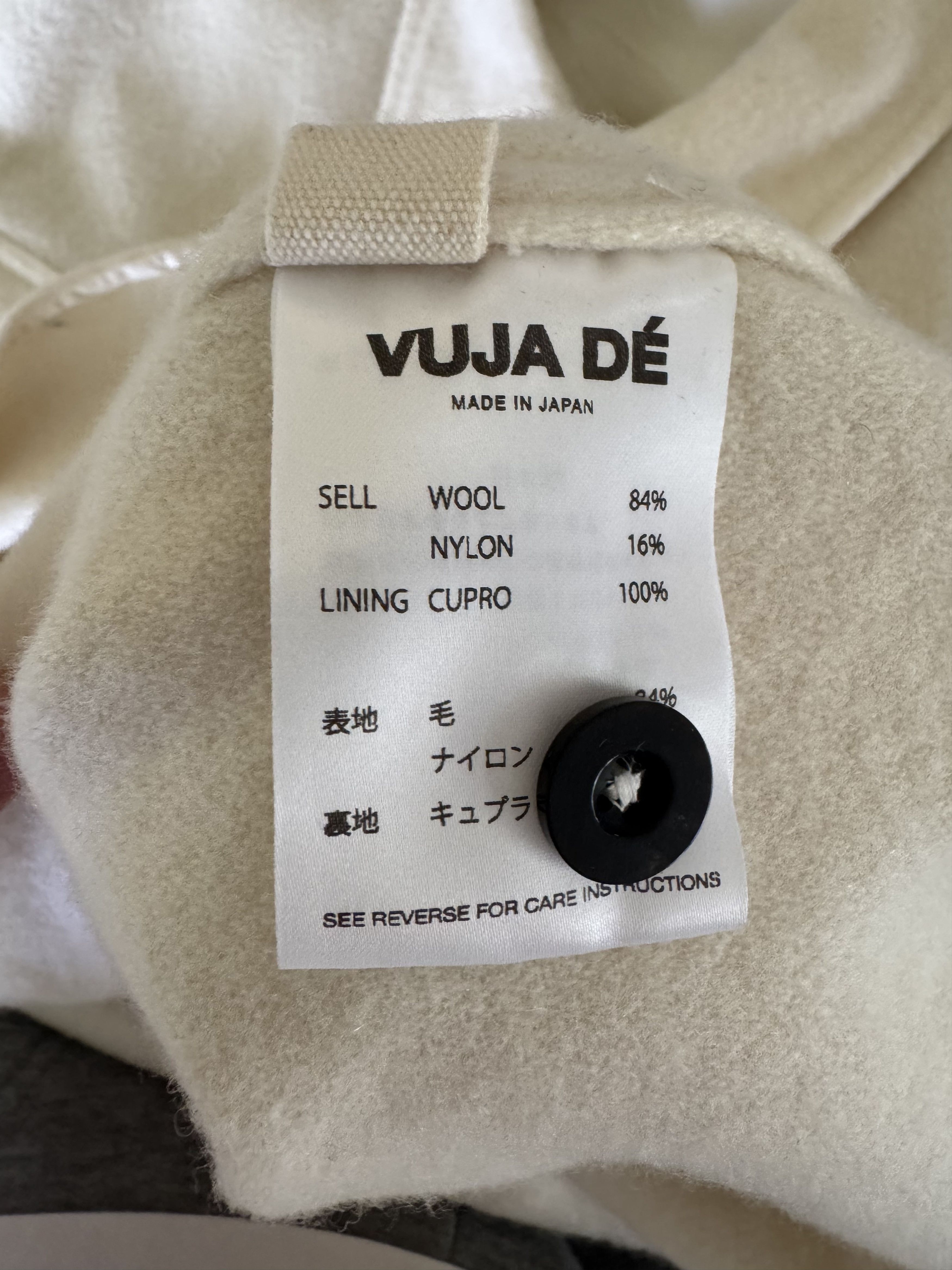 Vuja De VUJA DE MODERATO WOOL OVERSHIRT Size US M / EU 48-50 / 2 - 6 Thumbnail
