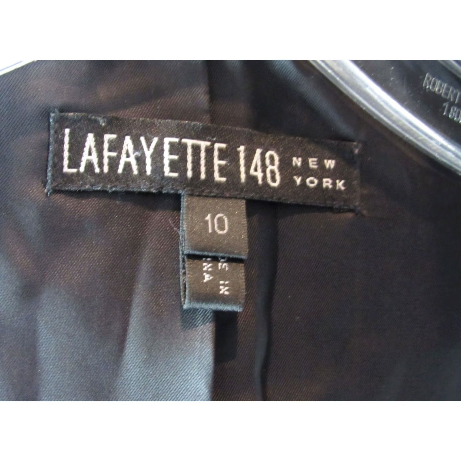 Vintage LAFAYETTE 148 New York Women's Leather Vest Size 10 Black w/Accents Size L / US 10 / IT 46 - 4 Thumbnail