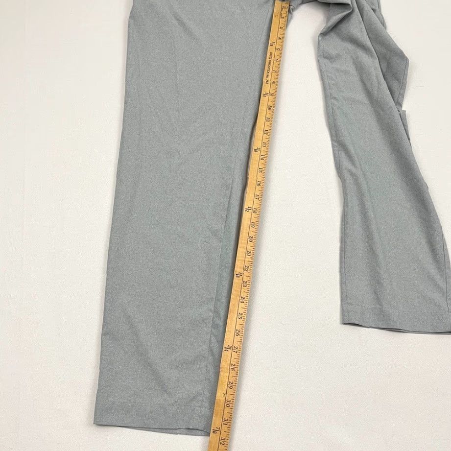 Vintage B Draddy Kelly Pants Mens 35 x 32 Gray Golf Lightweight Performance Stretch Chino Pants Mens Regular Gray 35 x 32 Size US 35 - 4 Thumbnail