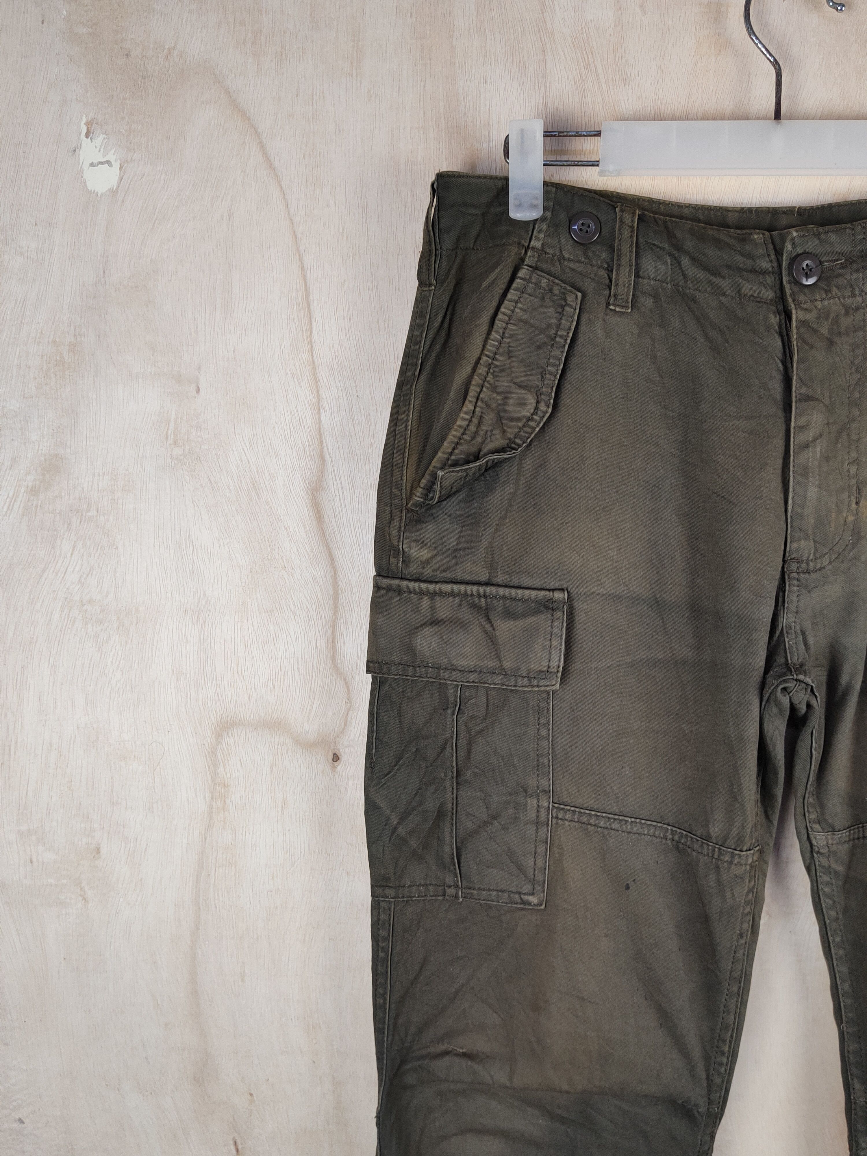 Japanese Brand Japanese Brand Brown Multipocket Tactical Cargo Pants #S2423 Size US 31 - 3 Thumbnail