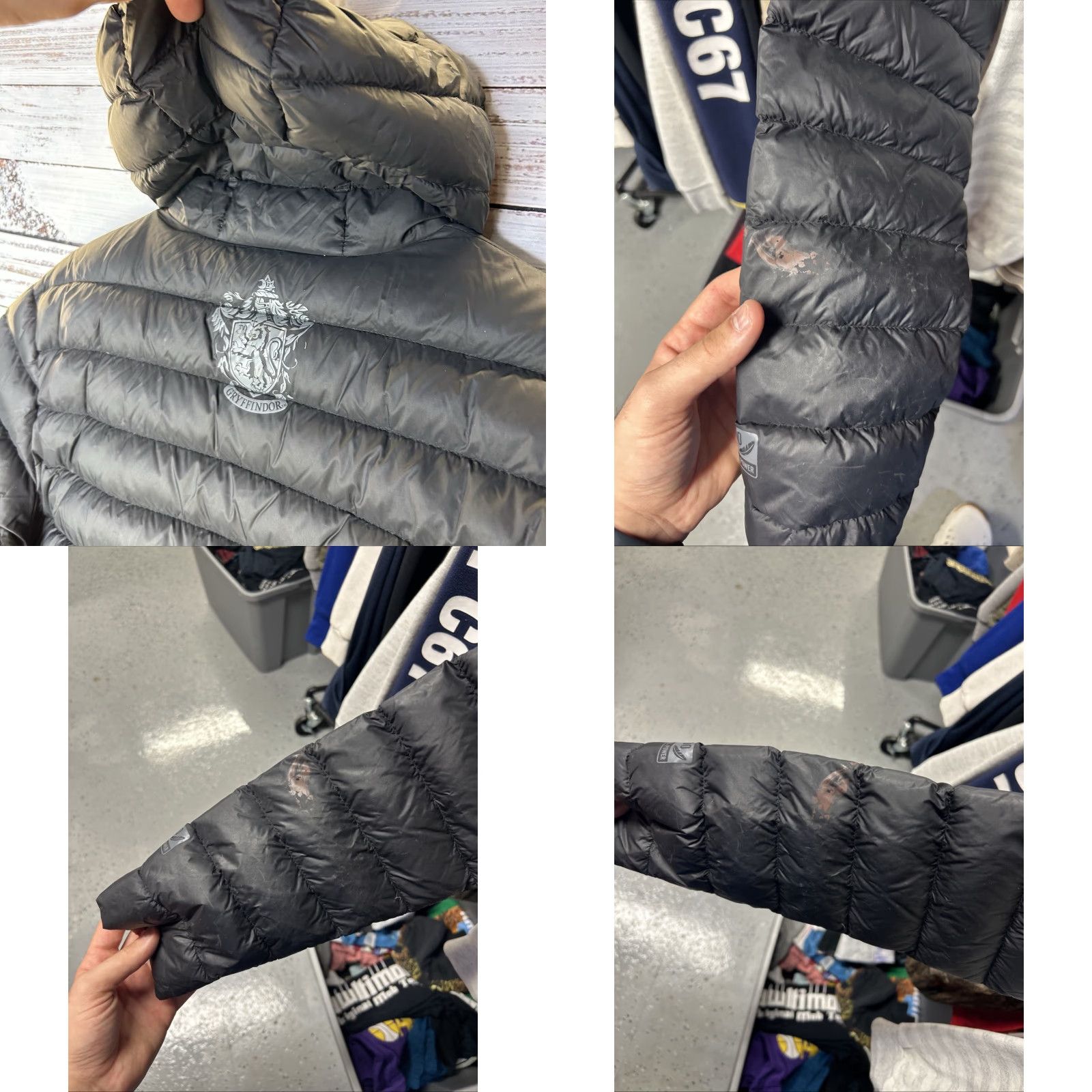 Vintage **Harry Potter 700 Down Fill Puffer Jacket Hooded Medium M** User: **700 Down Fill Harry Potter Hooded Puffer Jacket Medium M** Size US M / EU 48-50 / 2 - 9 Thumbnail