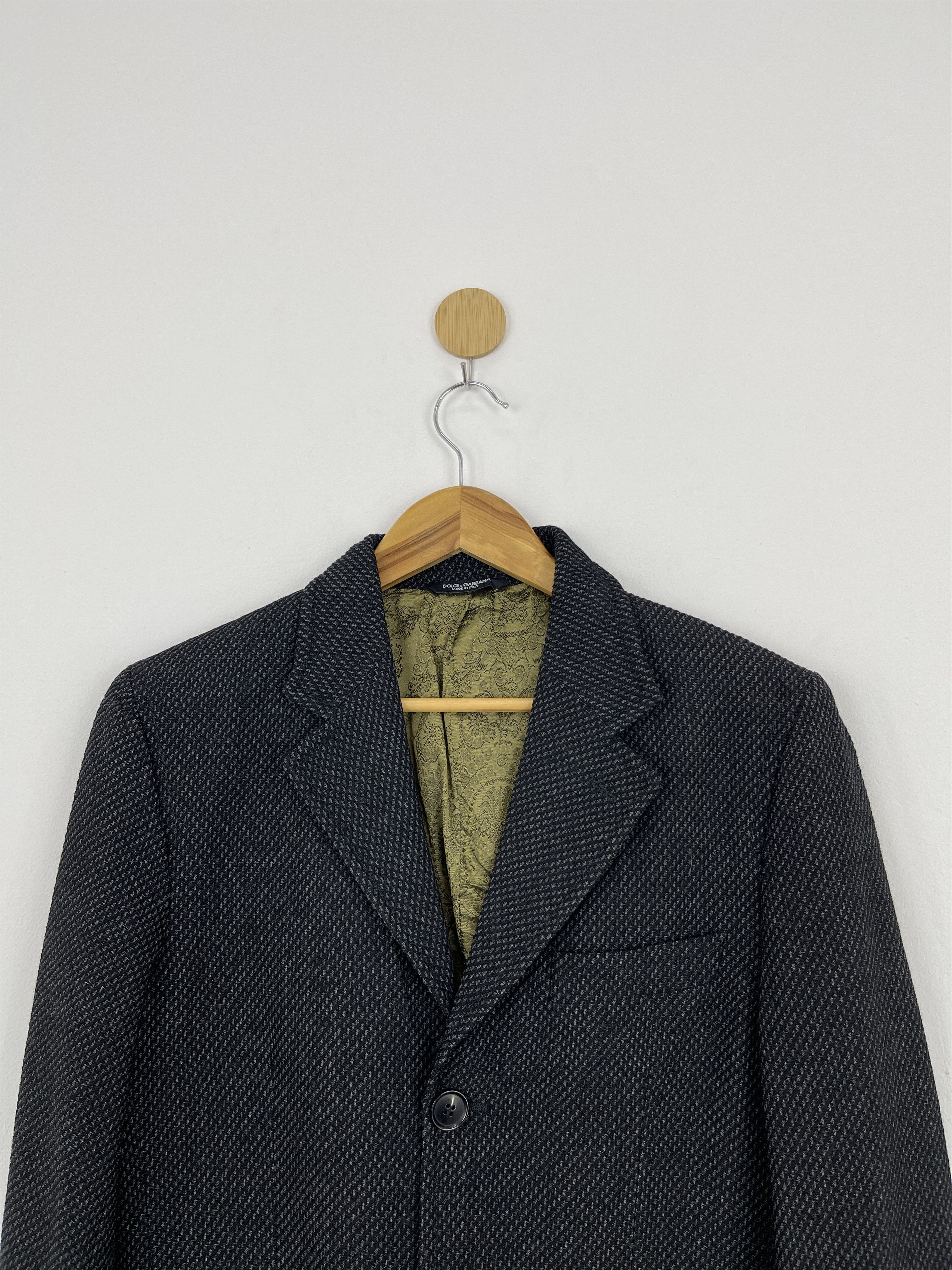 Dolce & Gabbana Vintage Dolce & Gabbana Wool Button Up Jacket JA0030 Size US S / EU 44-46 / 1 - 3 Thumbnail
