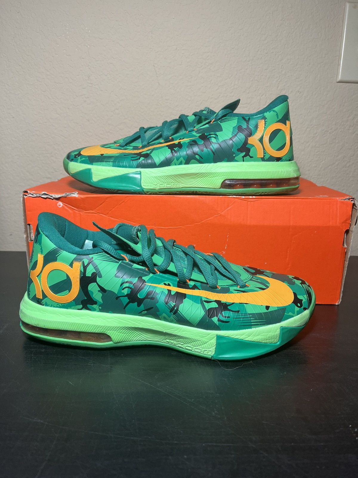 image of Kevin Durant x Nike Size 8 - Nike Kd 6 Easter 2014 Pe Fast Shipping Shoes in Green, Men's