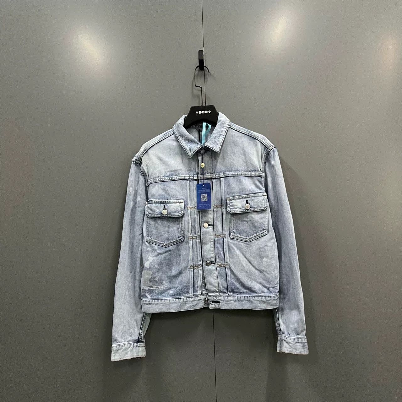 Dior dior blue logo denim jacket size 46 Size US L / EU 52-54 / 3 - 1 Thumbnail