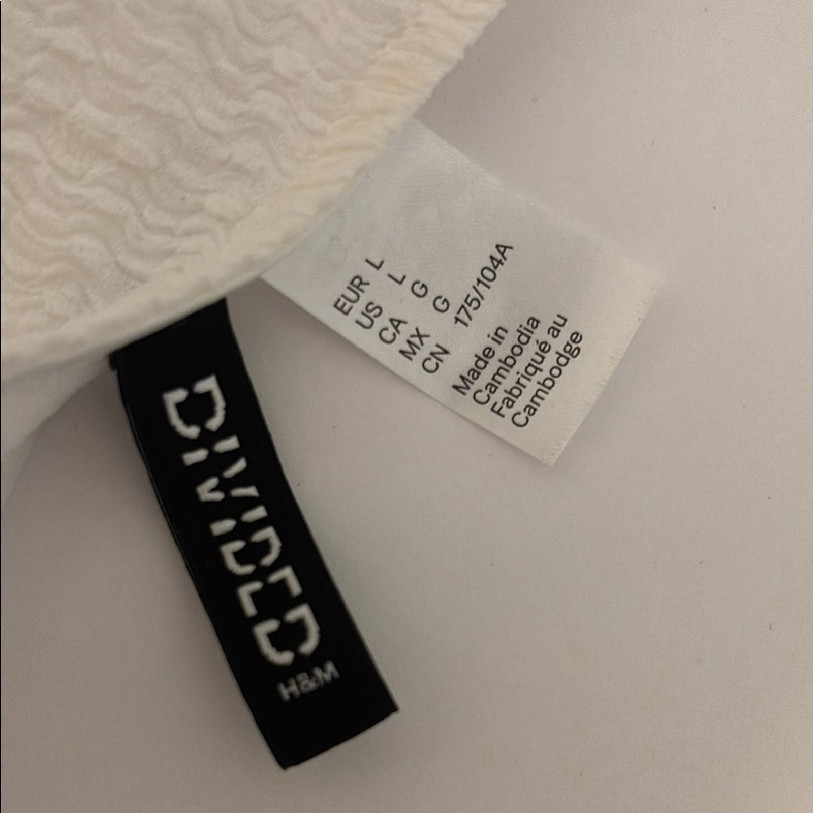 Divided Divided White Mini Dress - Size Large Size L / US 10 / IT 46 - 6 Thumbnail