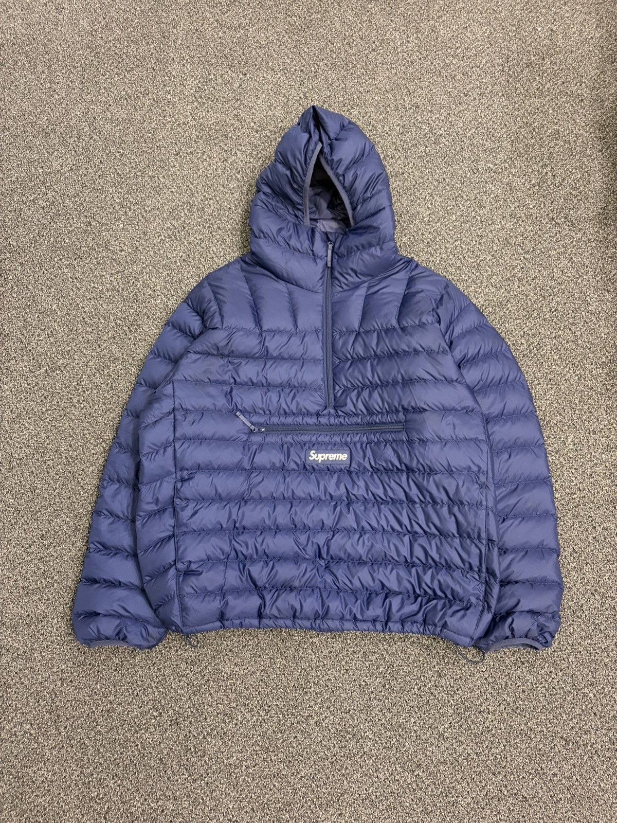 Supreme Supreme Micro Down Half Zip Hooded Pullover (FW24) Size US XL / EU 56 / 4 - 2 Thumbnail