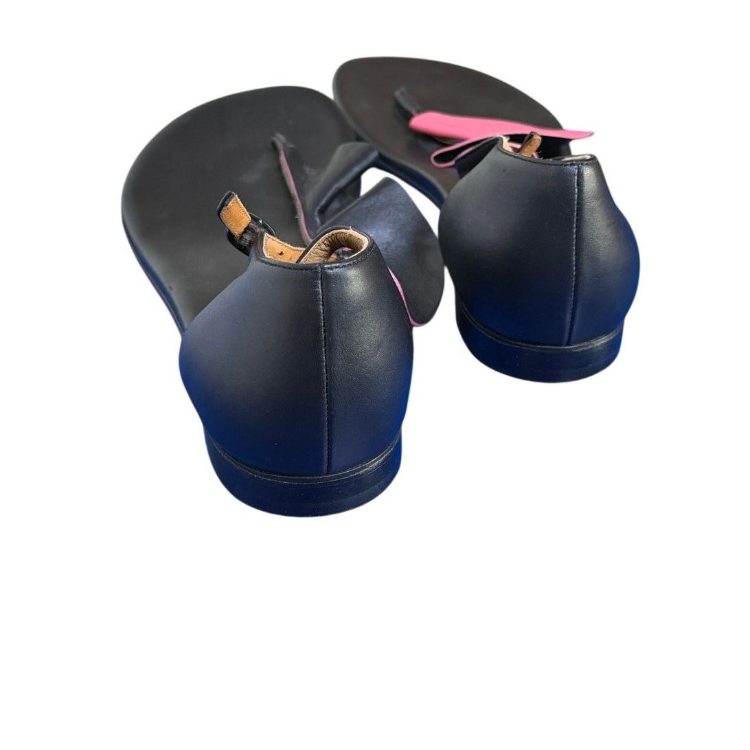Balenciaga Balenciaga Women's Black Leather Sandals Size US 9.5 / IT 39.5 - 6 Thumbnail