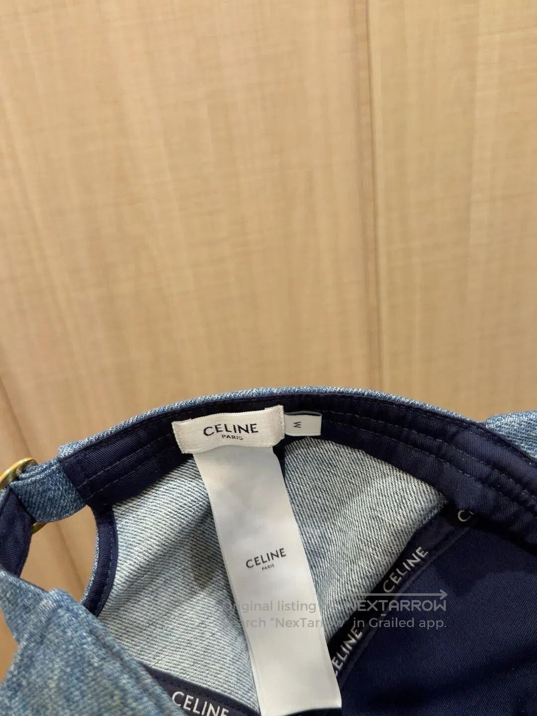 Celine Celine Denim Duckbill Cap Size M. Size ONE SIZE - 5 Thumbnail