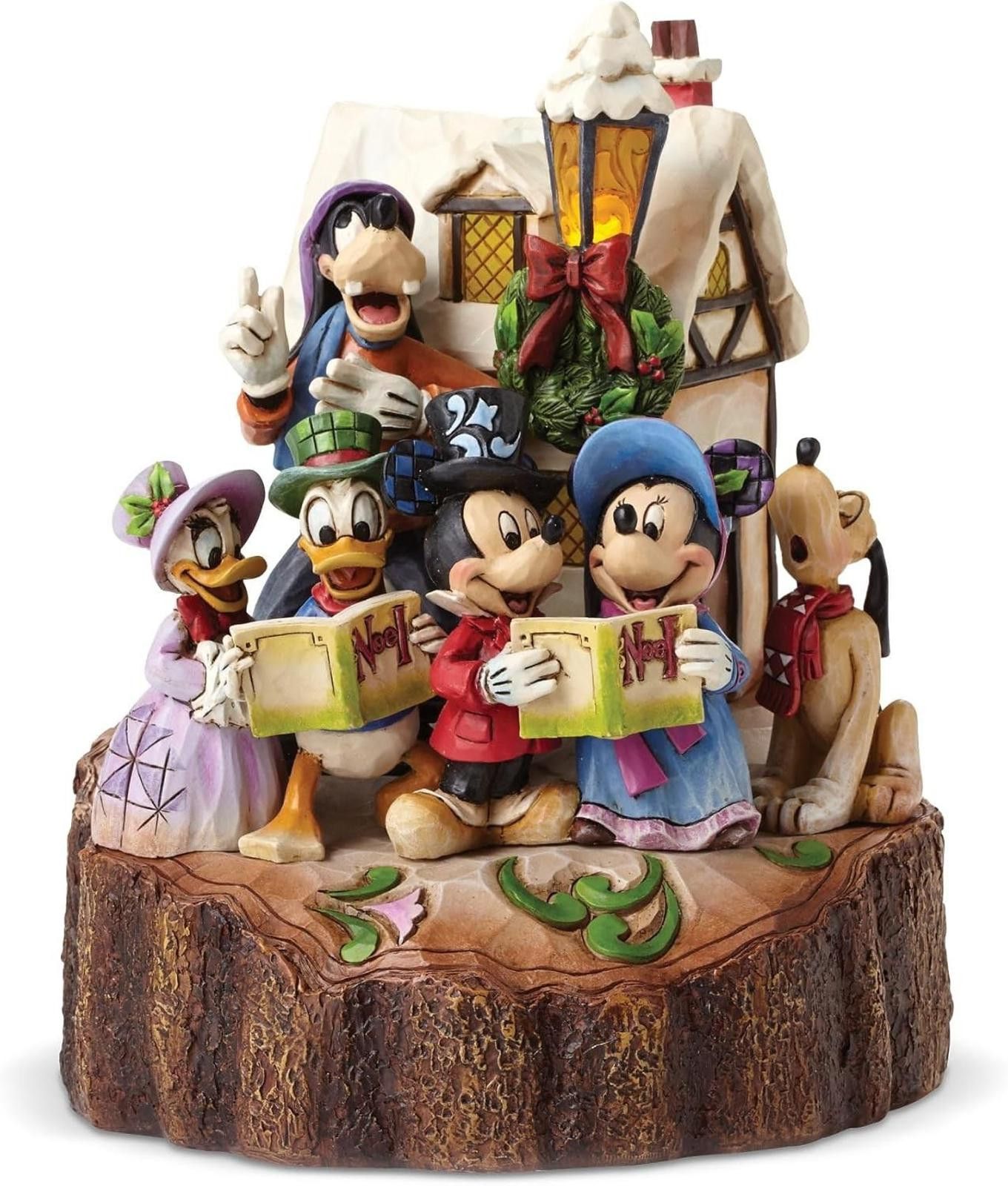Other Disney Traditions Mickey and Friends Caroling Light-Up Stone Size ONE SIZE - 1 Thumbnail