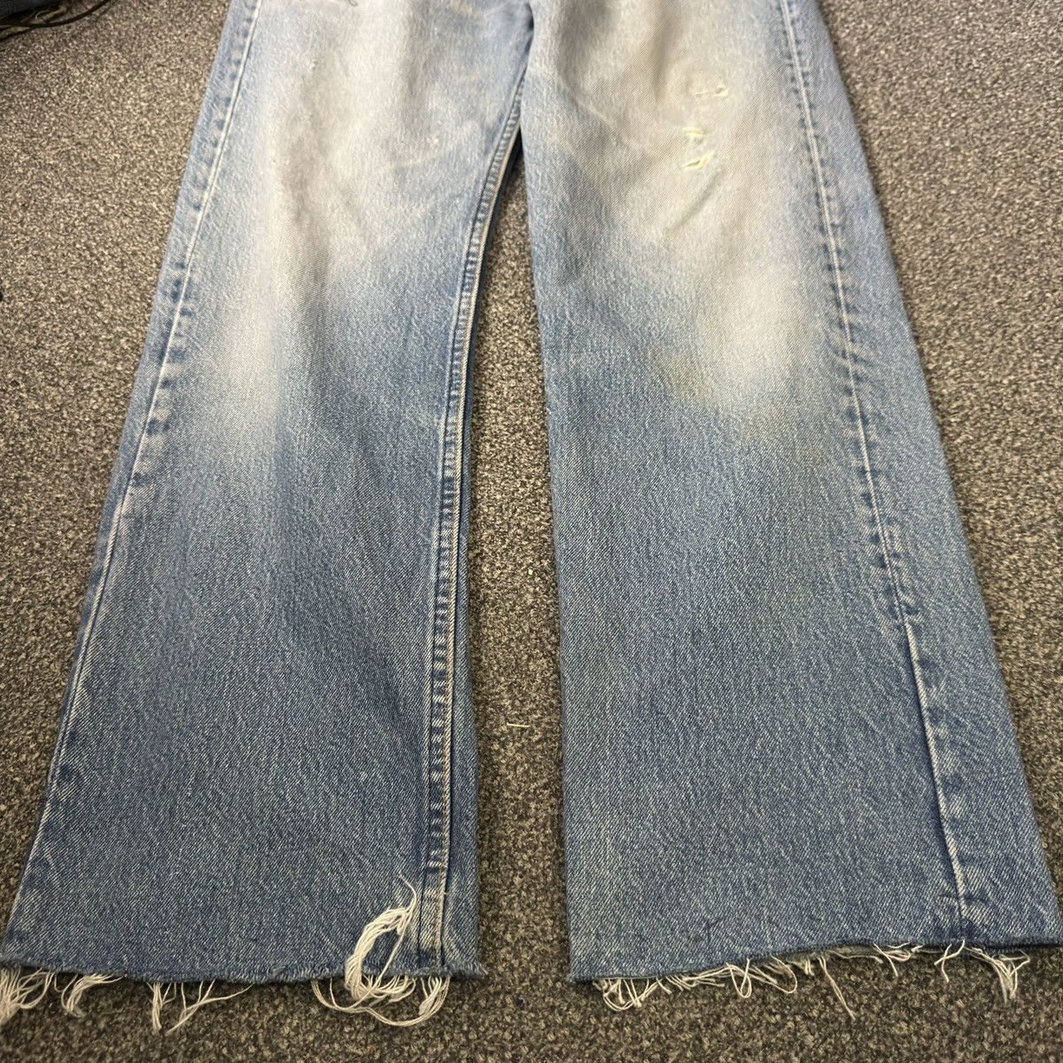 Levi's Y2K Style Levis 501 Acid Wash Ripped Denim Size US 34 / EU 50 - 7 Thumbnail
