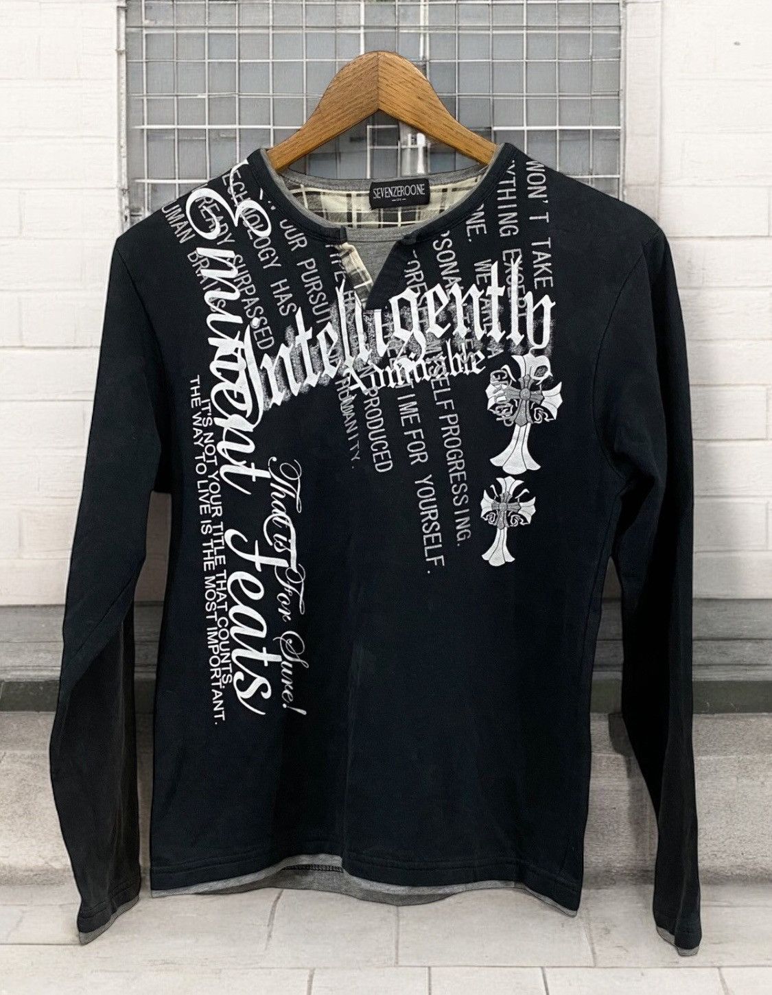 Hysteric Glamour × Japanese Brand Sevenzeroone Japan Intelligence Cross Religion Eminent Feats Size US S / EU 44-46 / 1 - 1 Thumbnail