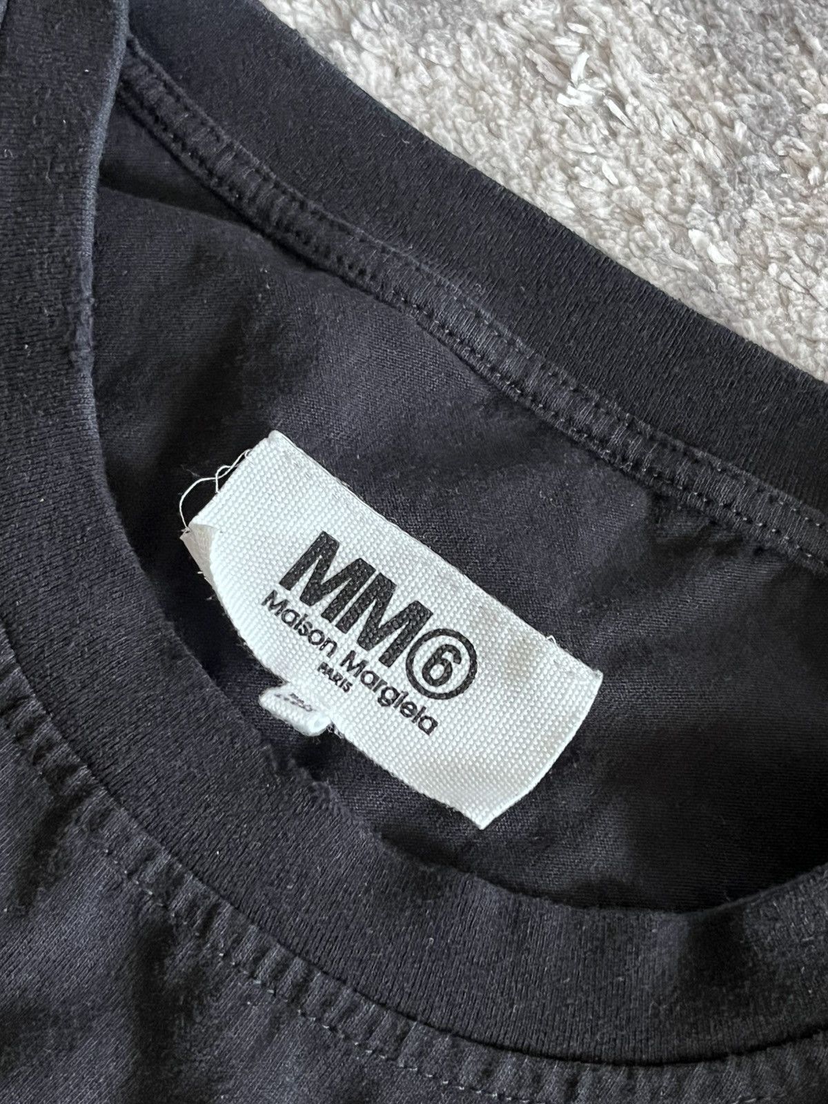 Maison Margiela Maison Margiela MM6 SS23 black T-shirt Size US XL / EU 56 / 4 - 3 Thumbnail