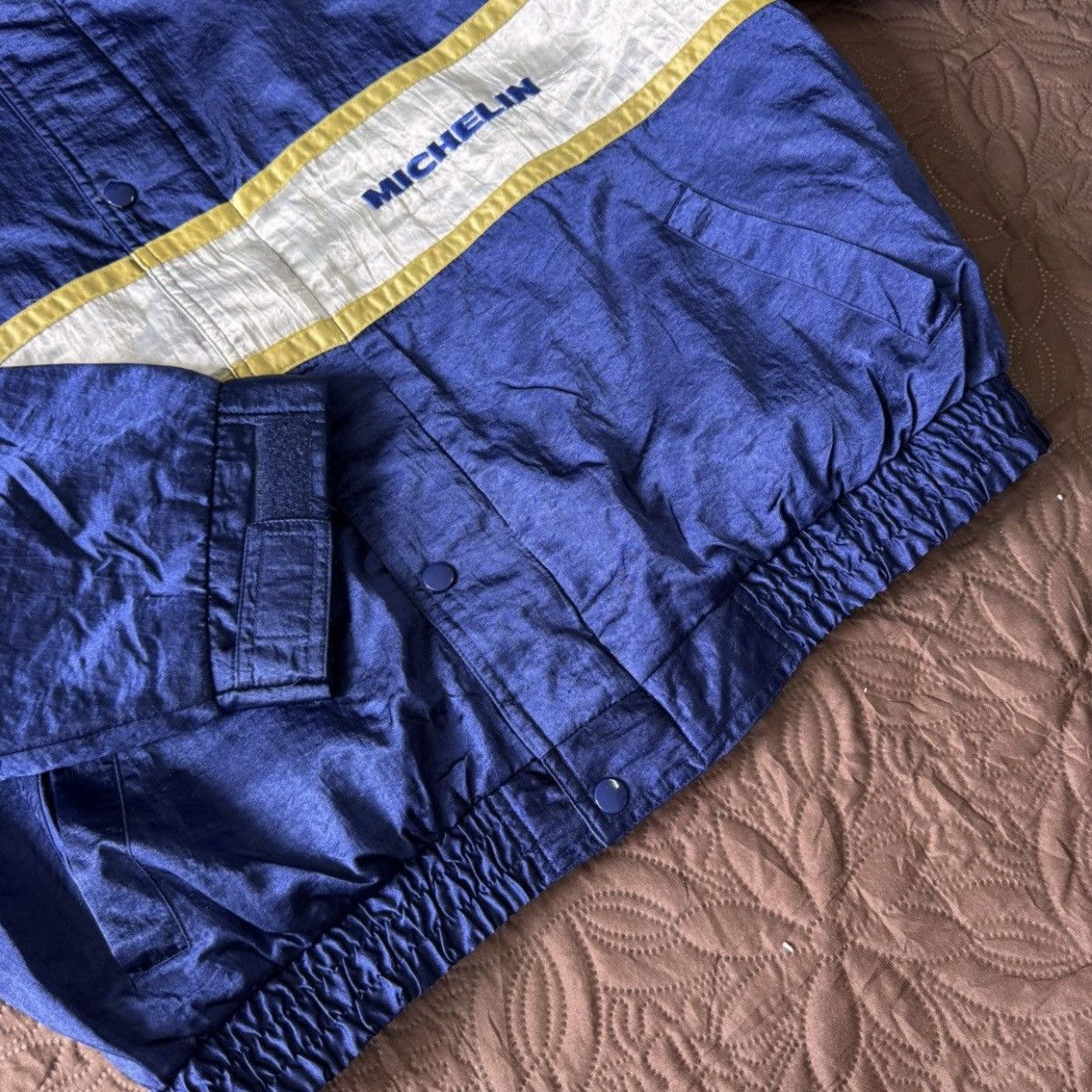 Japanese Brand Vintage 90s Michelin Racing Jacket Big Logo Bibendum Size US XL / EU 56 / 4 - 7 Thumbnail