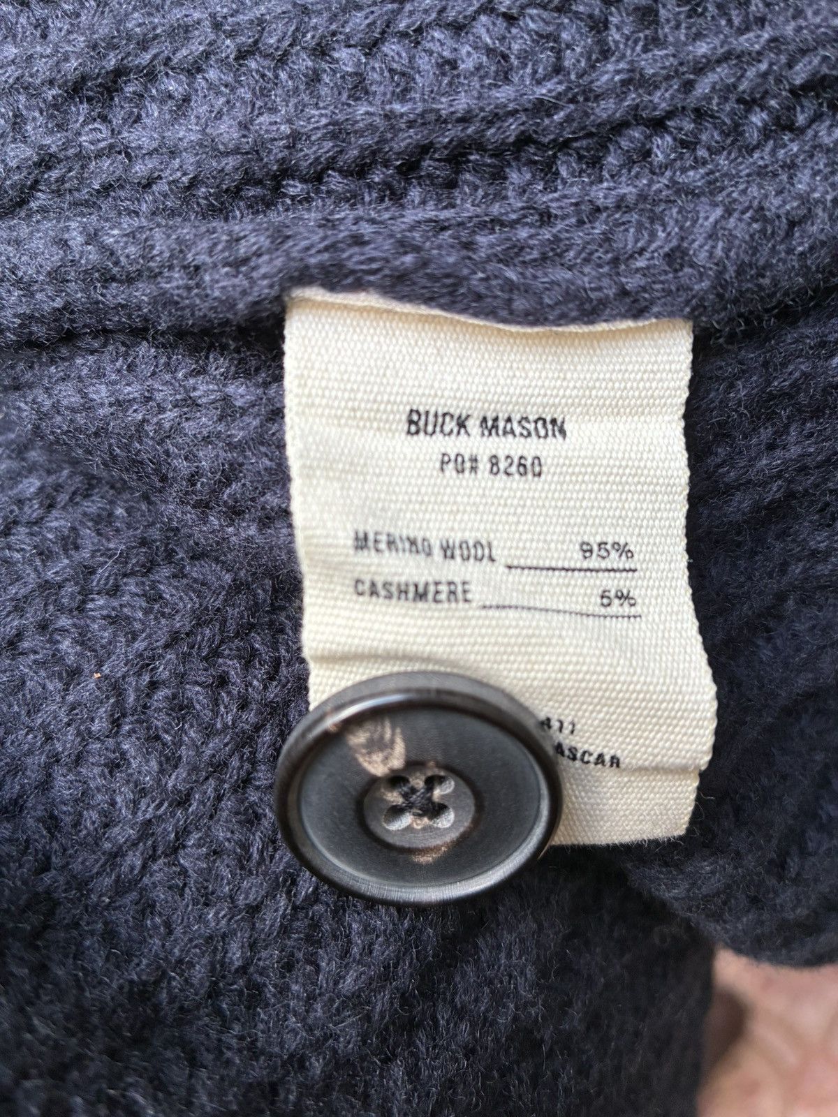 Buck Mason BUCK MASON HEAVY KNIT SHAWL COLLAR WOOL CASHMERE CARDIGAN Size US L / EU 52-54 / 3 - 16 Thumbnail
