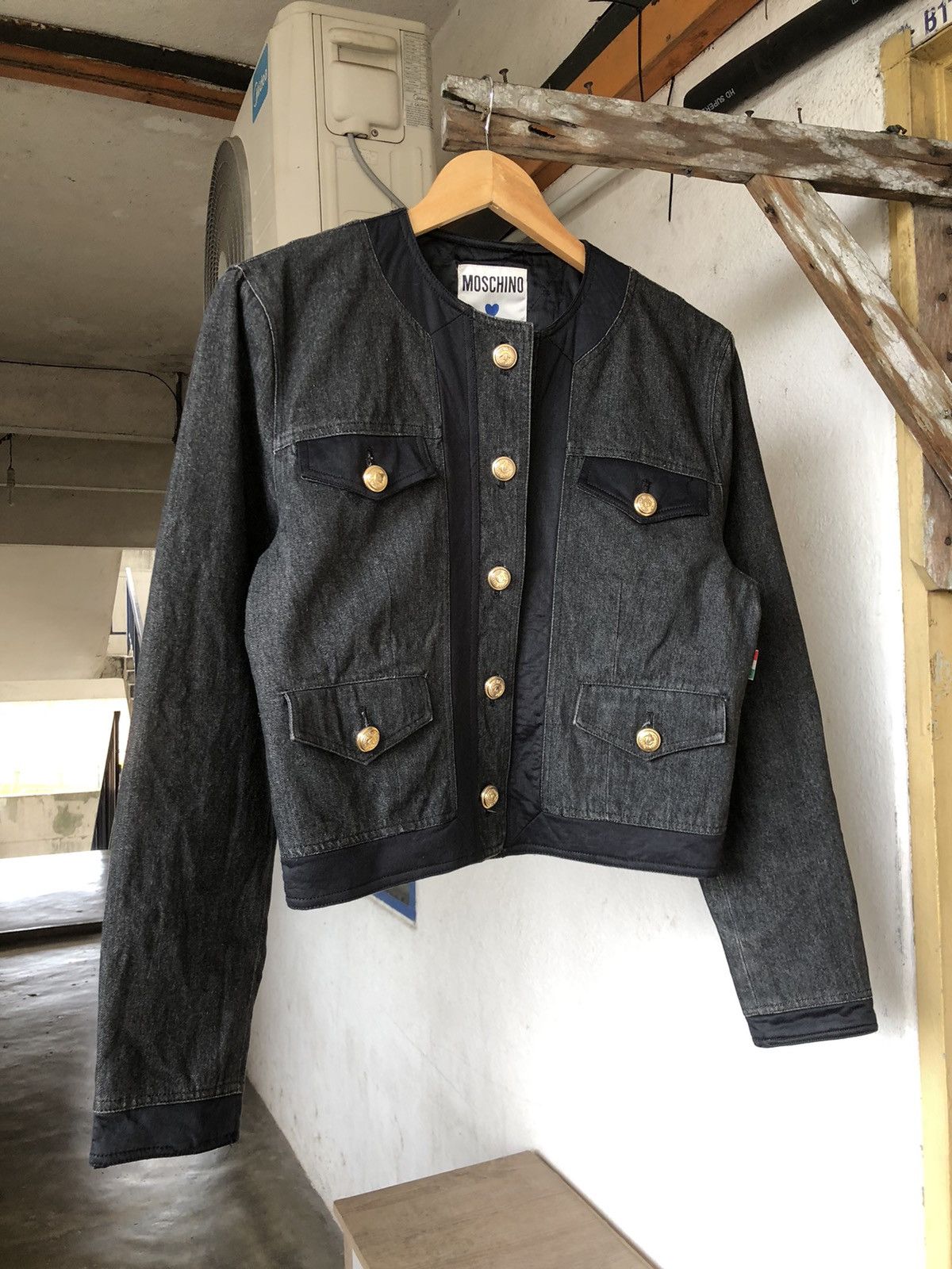 Moschino Vintage Moschino Milano Denim Jacket Size M / US 6-8 / IT 42-44 - 3 Thumbnail