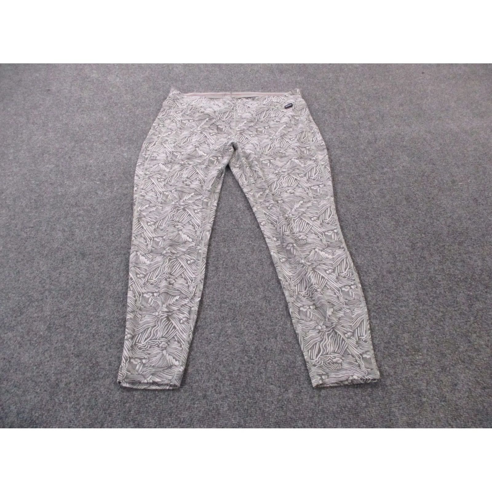 Patagonia Patagonia Leggings Womens XL Gray Aztec Capilene Midweight Base Layer 44492 Size 24" / US 00 / IT 34 - 2 Thumbnail