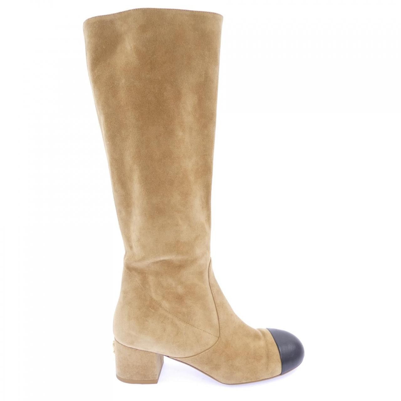 Chanel Chanel Chanel Long Boots Leather Shoes G45903B17982 DUTY FREE for USA Size ONE SIZE - 1 Thumbnail