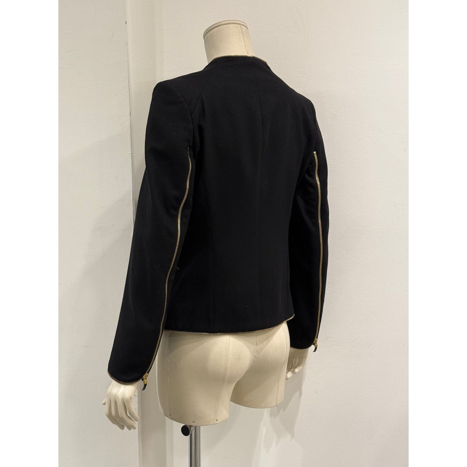 Alexander McQueen A/W2003 Alexander McQueen full zip sleeve jacket Size M / US 6-8 / IT 42-44 - 6 Thumbnail