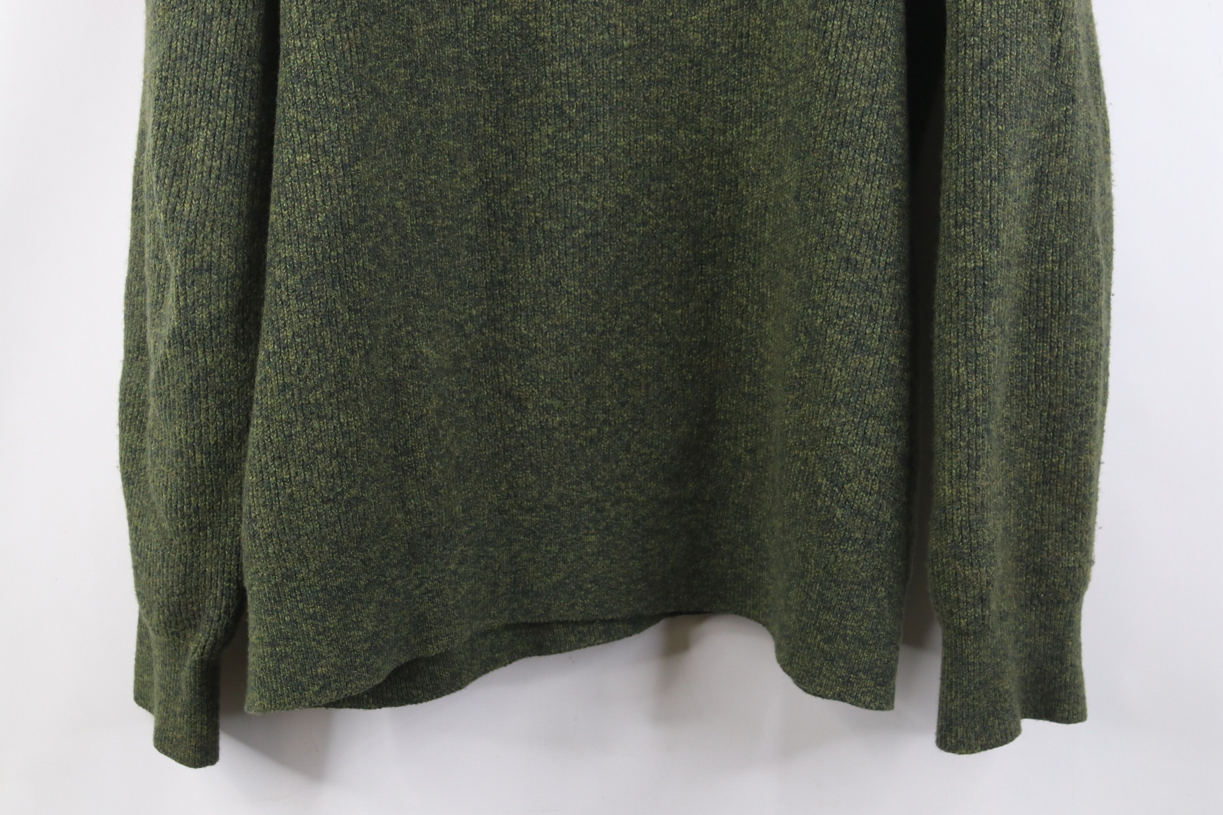 Esprit Vintage Y2K Esprit Blend Ribbed Cable Knit Sweater Green Size US XL / EU 56 / 4 - 10 Thumbnail