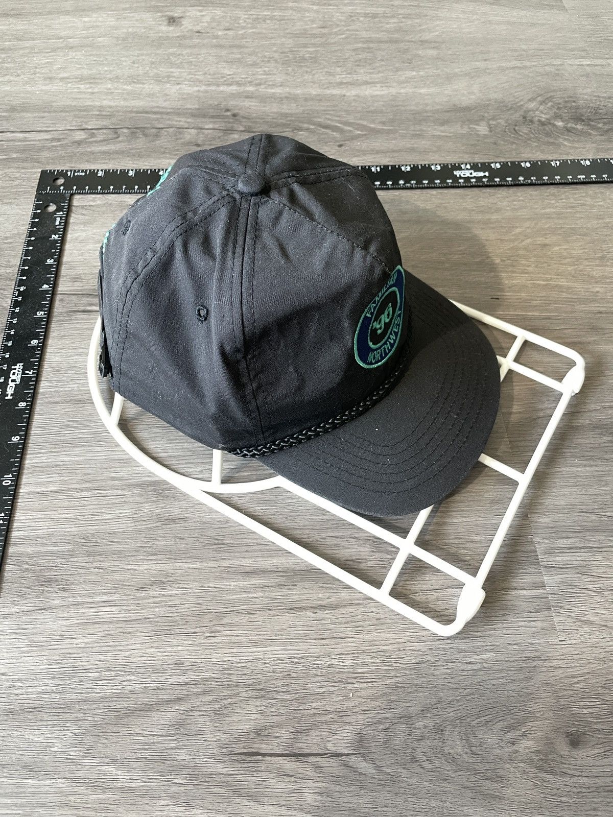 Vintage Vintage 96’ Familan NW “Mueller” Strap Back Hat (Sz.OS) Size ONE SIZE - 2 Thumbnail